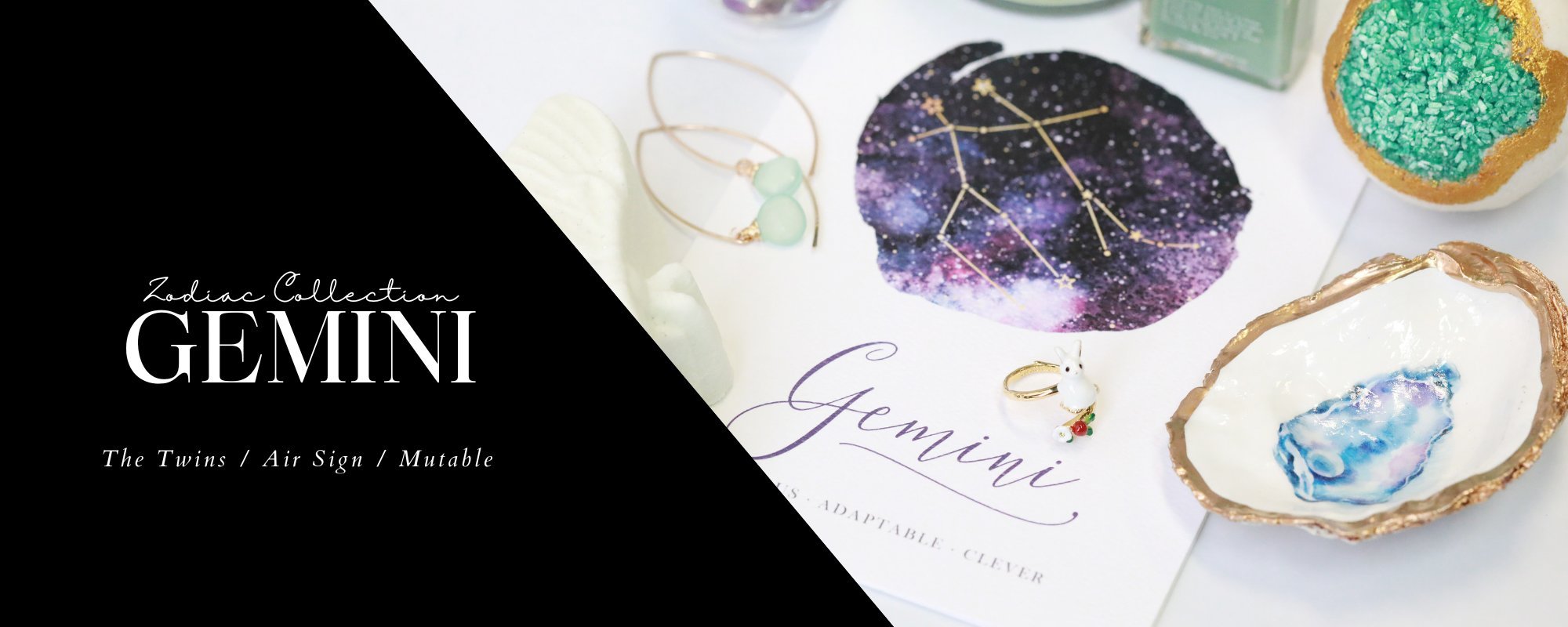 gemini zodiac sign collection image header