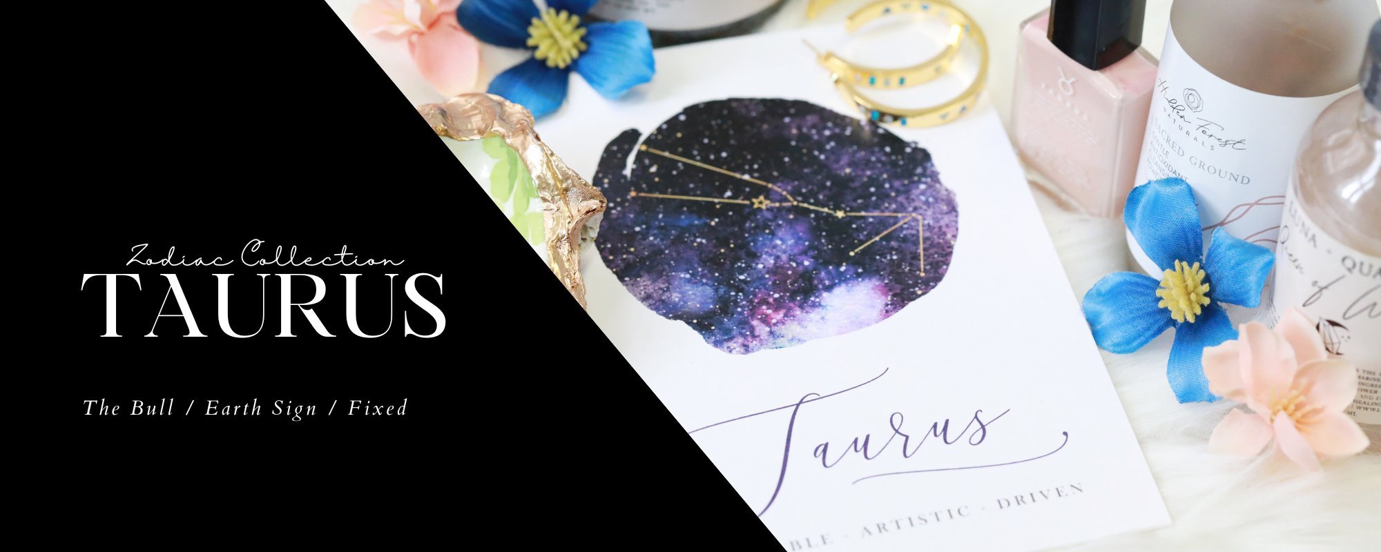 taurus zodiac sign collection image header