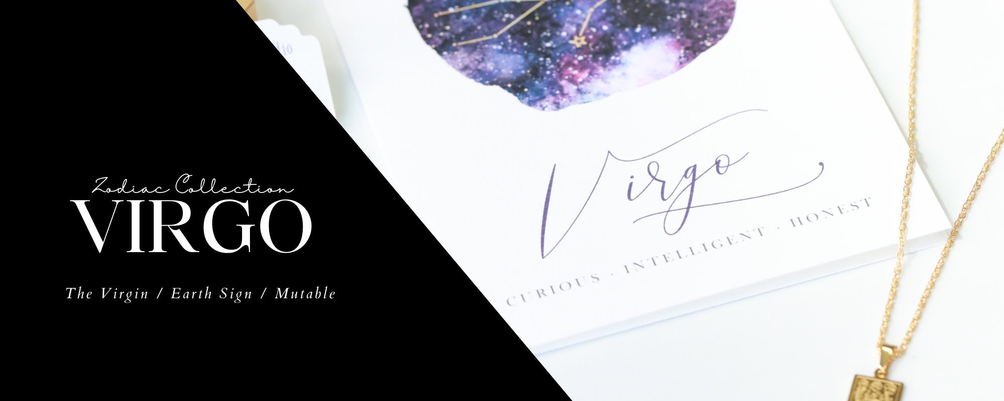 virgo zodiac sign collection image header
