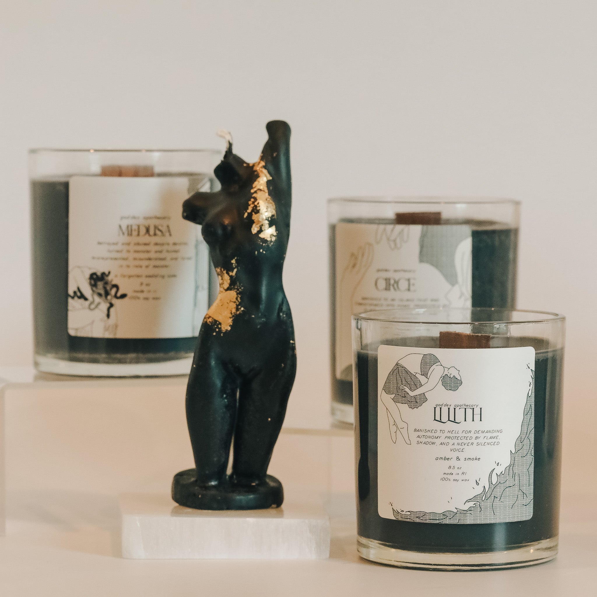 Goddess Candle - Beeswax