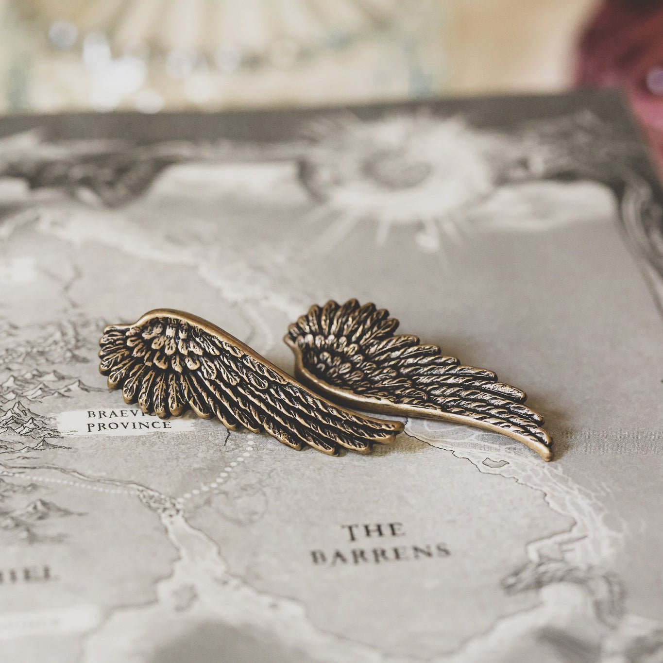 Book Boyfriend Earrings - Large Wing Earrings