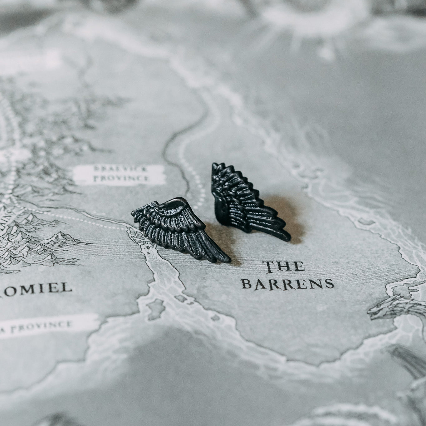 Book Boyfriend Earrings - Small Wing Earrings