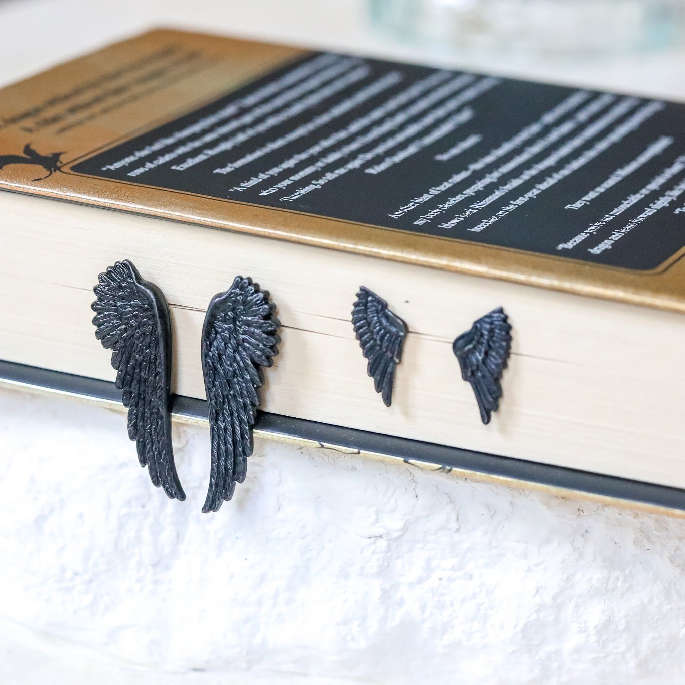 Book Boyfriend Earrings - Large Wing Earrings
