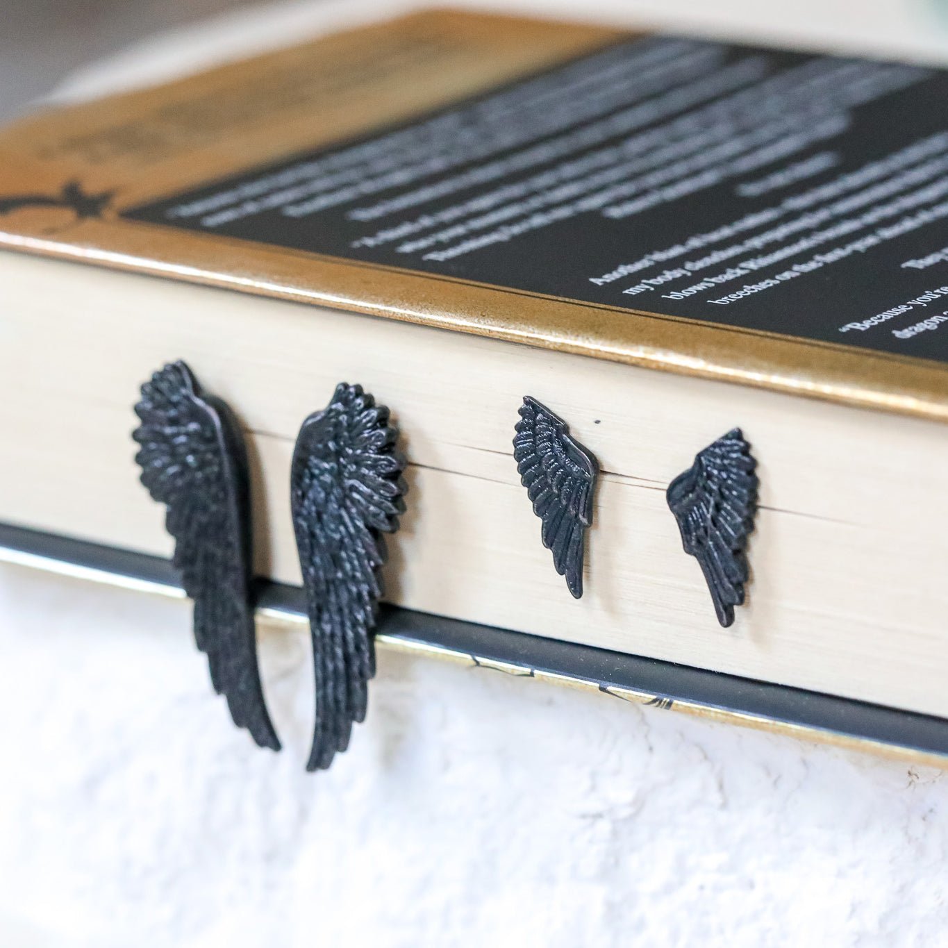 Book Boyfriend Earrings - Small Wing Earrings