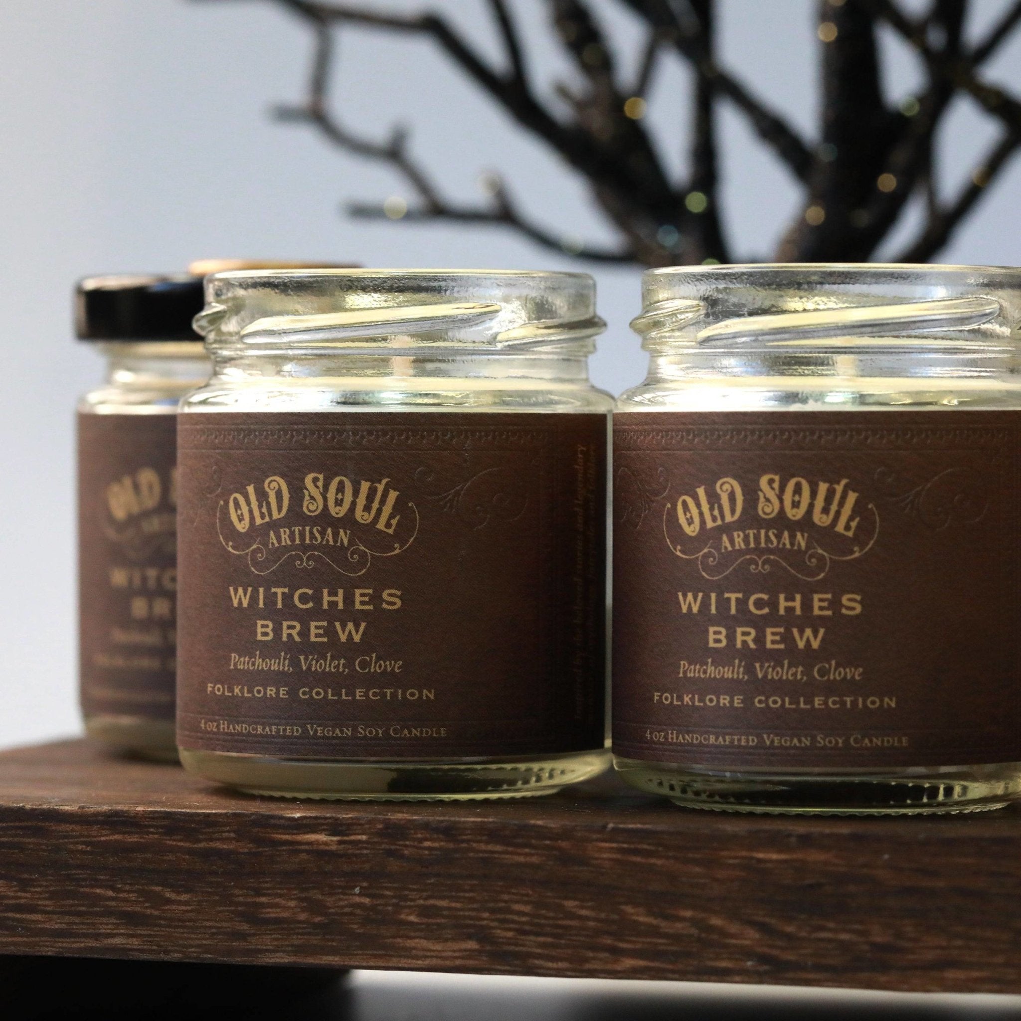 Witch's Brew Candle - Patchouli & Clove - The Gilded Witch
