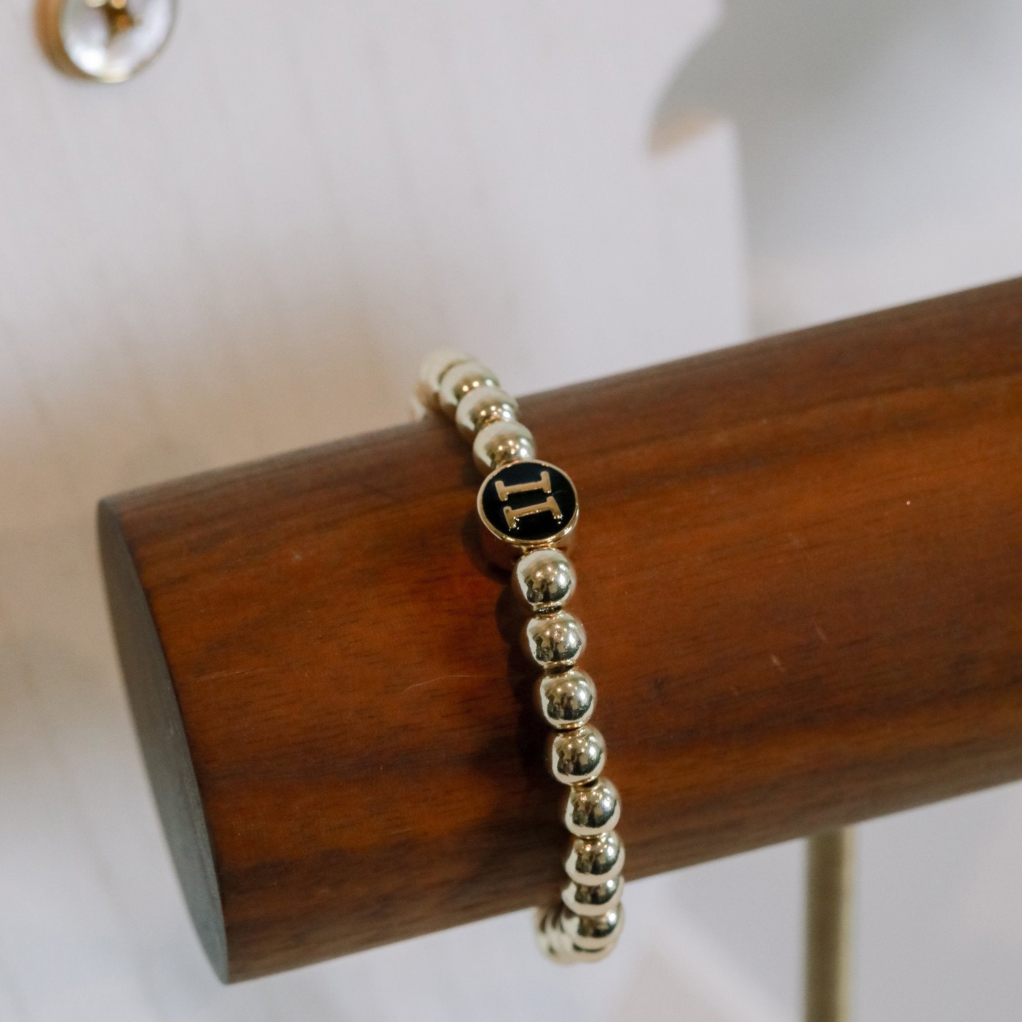 Zodiac Sign Gold Bracelet - Hematite - The Gilded Witch