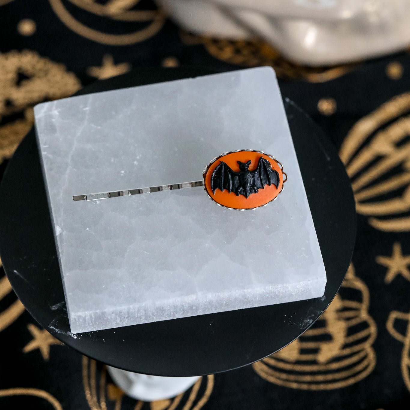 Bat Cameo Bobby Pin