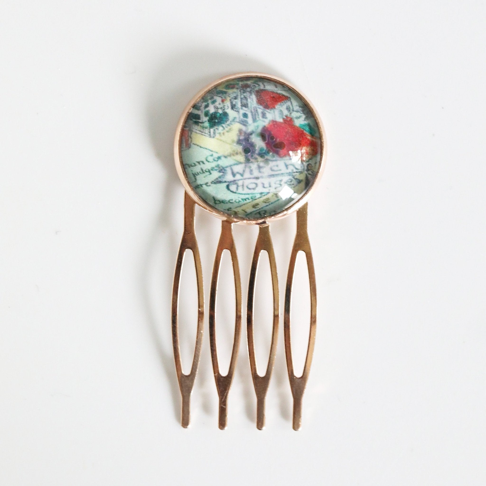 Salem Cameo Hair Comb