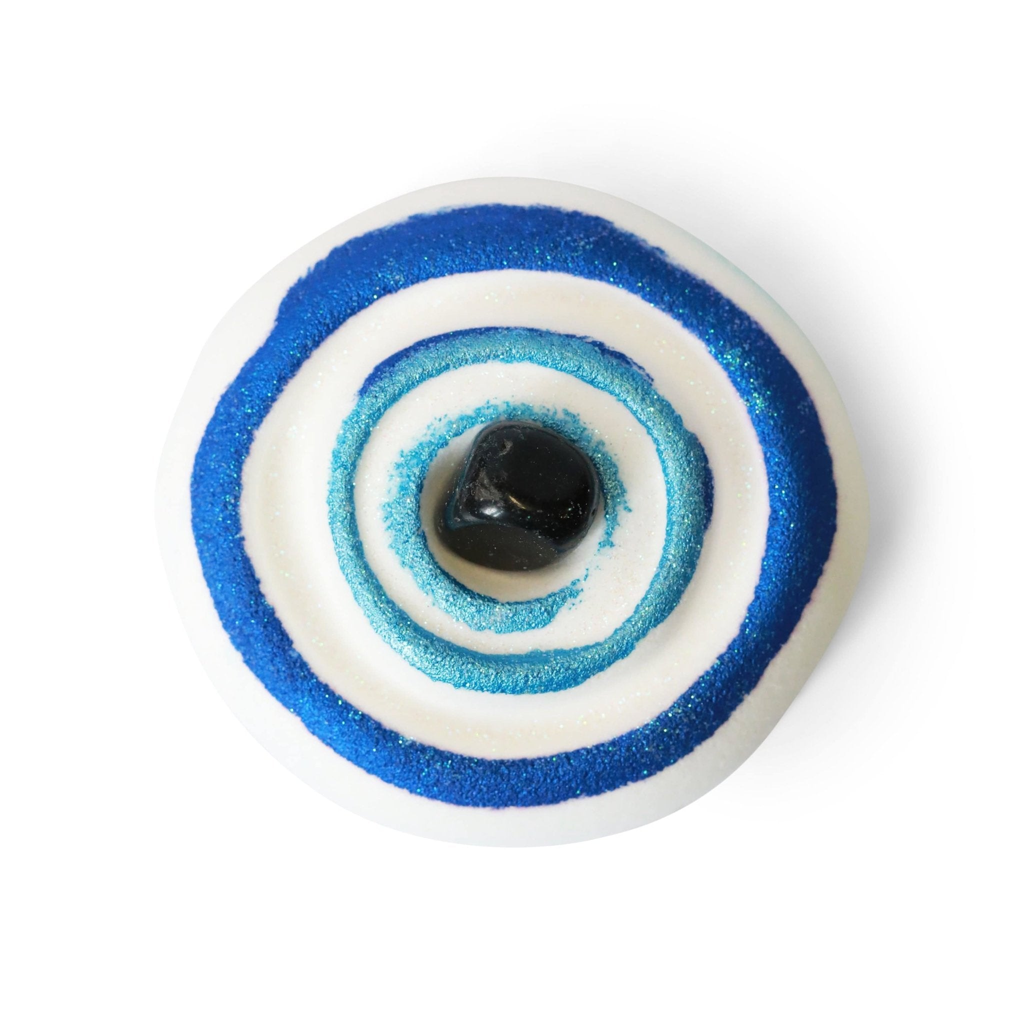 Evil Eye Protection Bath Bomb - Obsidian Crystal - The Gilded Witch
