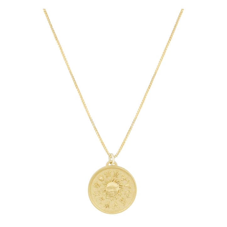 The Zodiac Wheel Necklace - The Gilded Witch