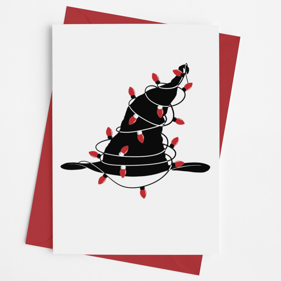Witchmas Lights Holiday Card - The Gilded Witch