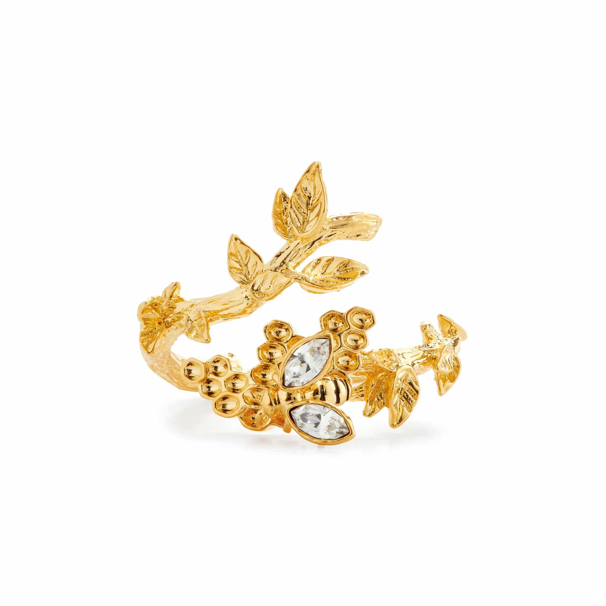 Golden Honeycomb Ring - The Gilded Witch