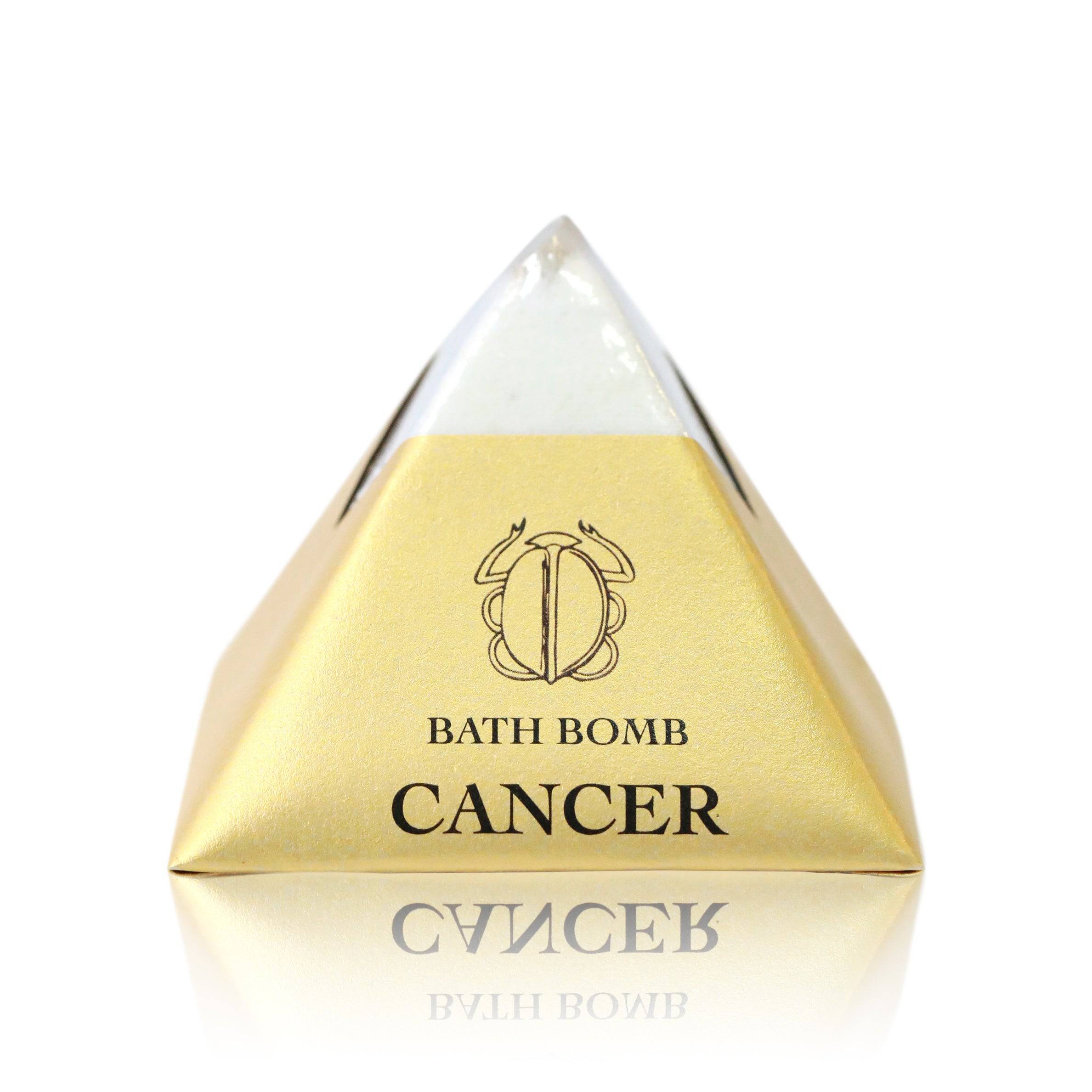 Cancer Zodiac Sign Pyramid Bath Bomb - The Gilded Witch