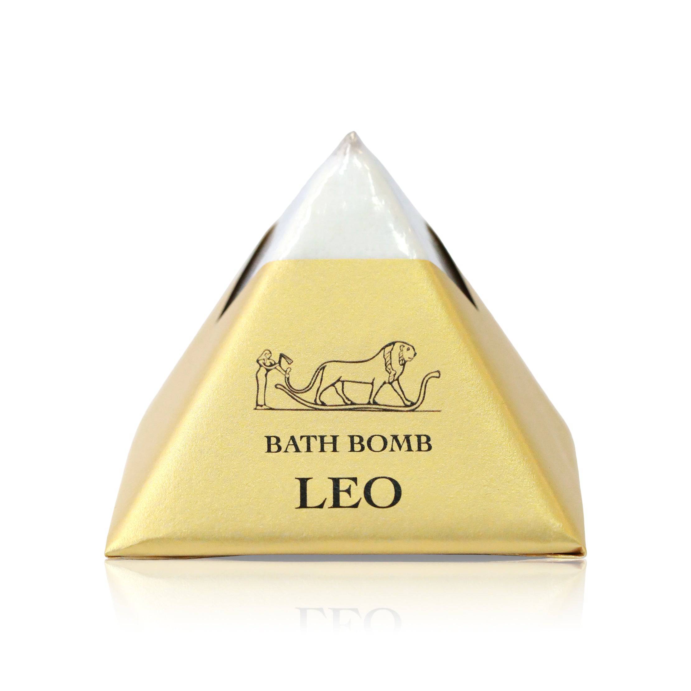 Leo Zodiac Sign Pyramid Bath Bomb - The Gilded Witch