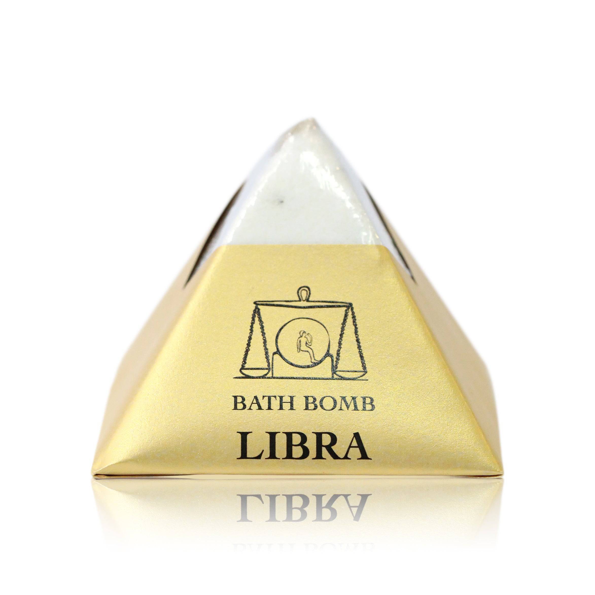 Libra Zodiac Sign Pyramid Bath Bomb - The Gilded Witch