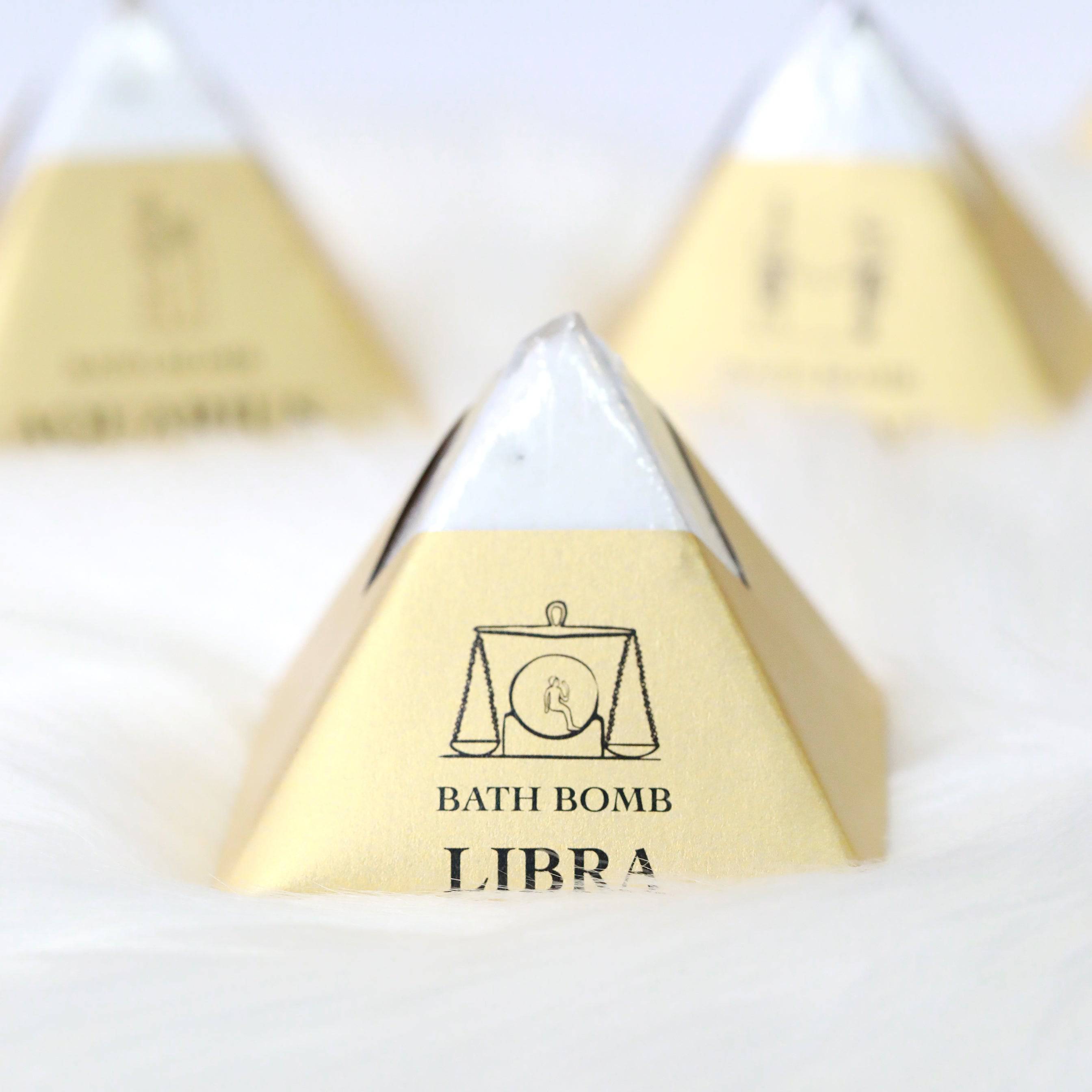 Libra Zodiac Sign Pyramid Bath Bomb - The Gilded Witch