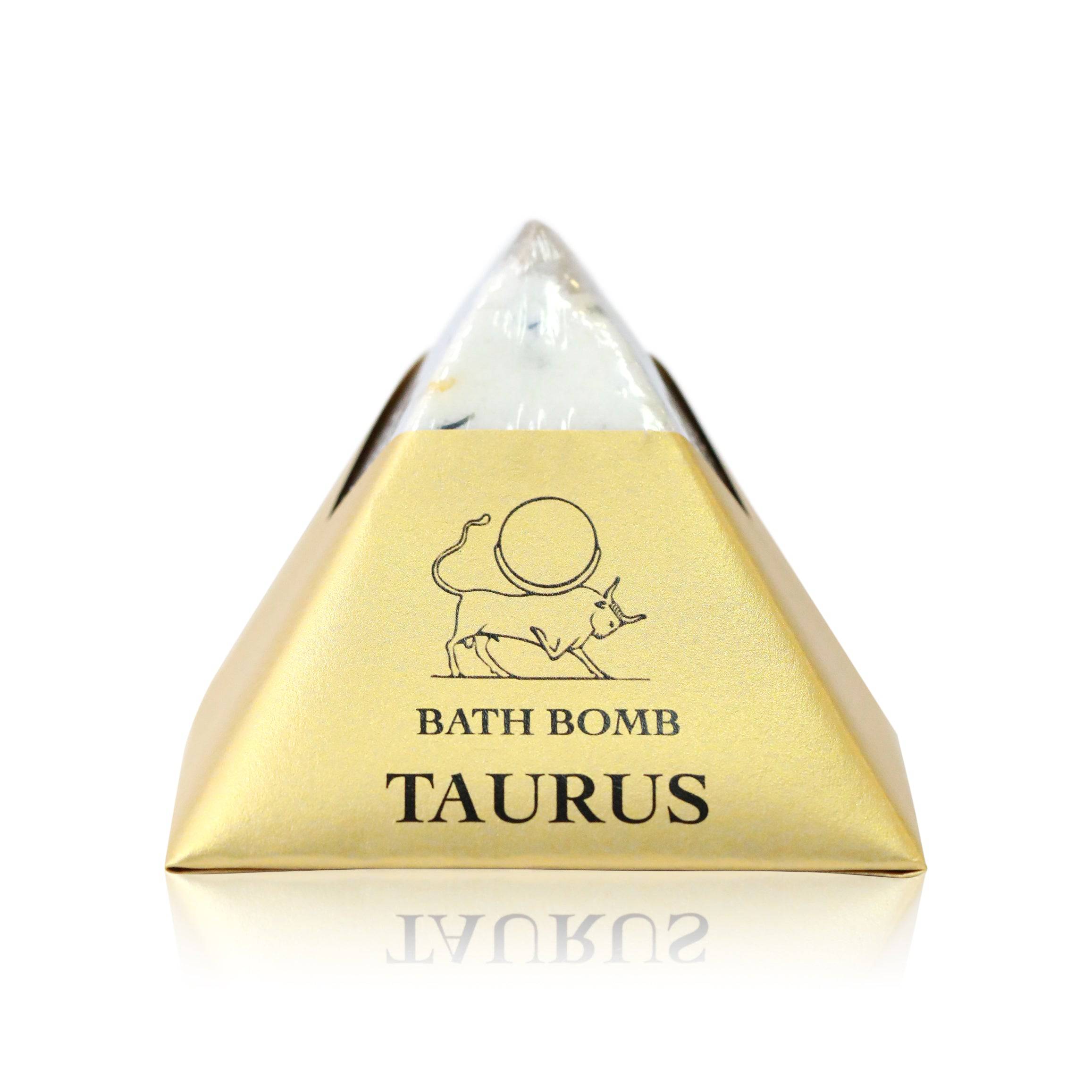 Taurus Zodiac Sign Pyramid Bath Bomb - The Gilded Witch