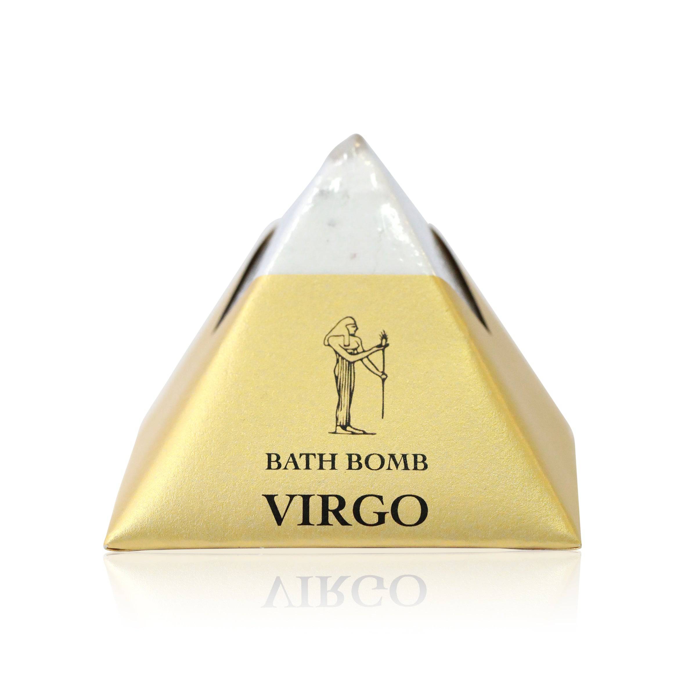 Virgo Zodiac Sign Pyramid Bath Bomb - The Gilded Witch