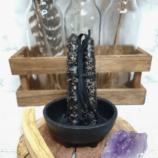 Hand-Dipped Intention Candles: Pink, White, Black - The Gilded Witch