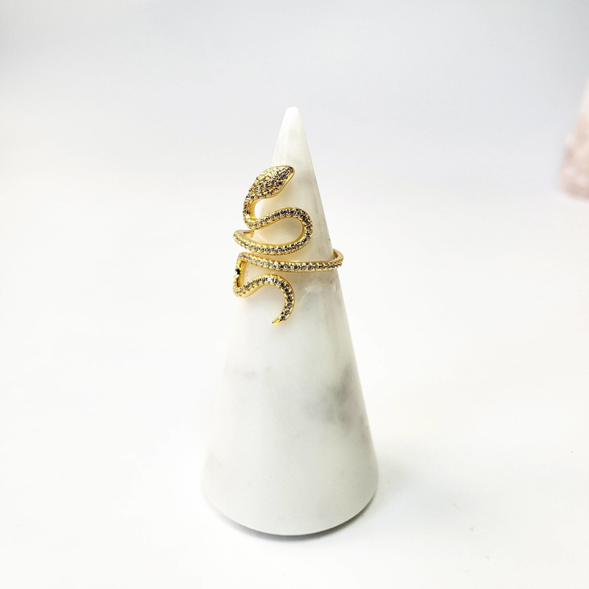 Enchanted Snake Ring - Gold - The Gilded Witch