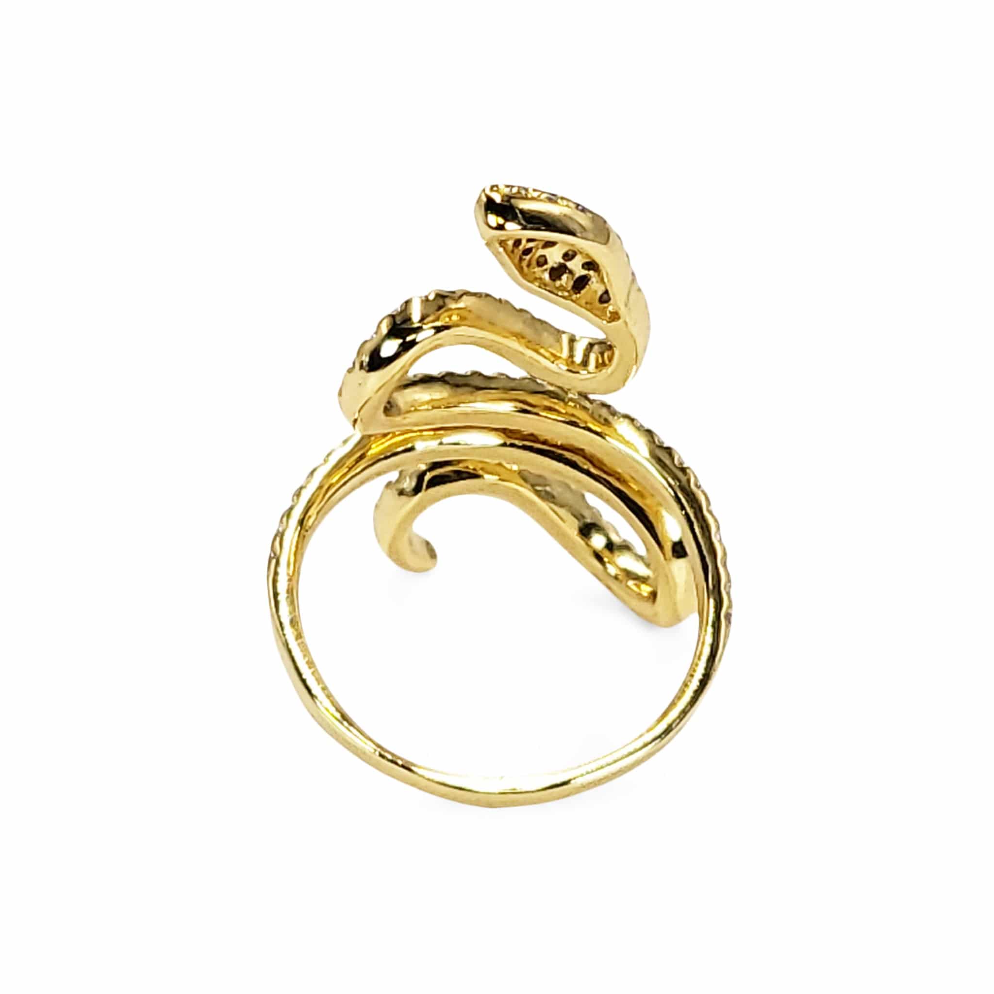 Enchanted Snake Ring - Gold - The Gilded Witch