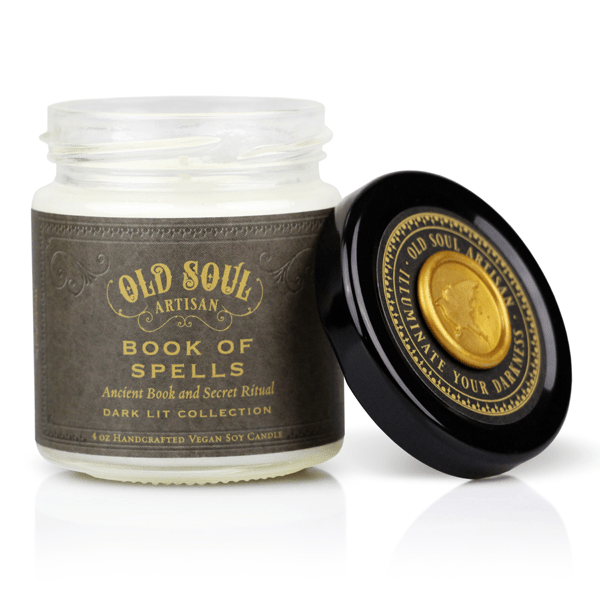 Book Of Spells Candle - The Gilded Witch
