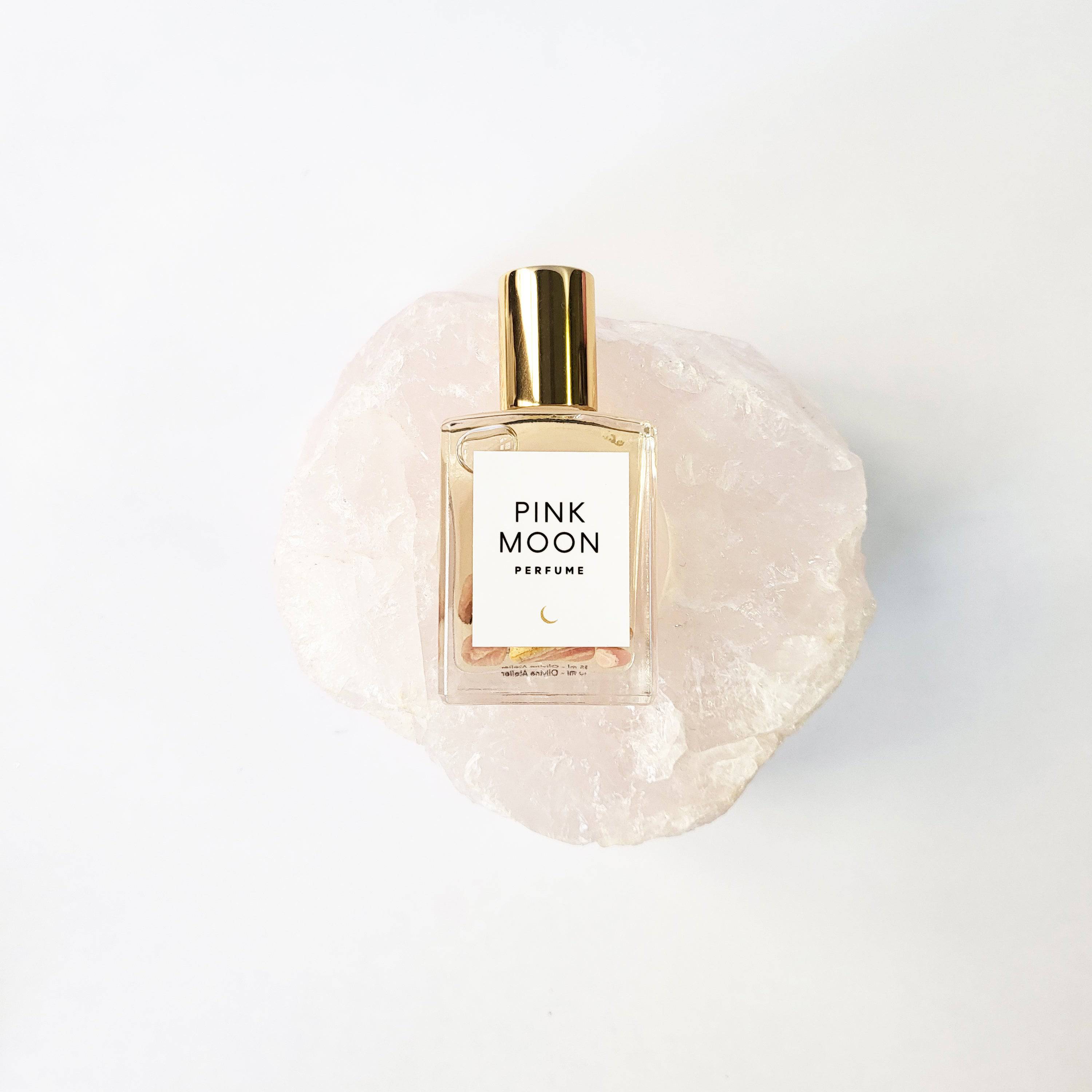 Pink Moon Gemstone Perfume Oil - The Gilded Witch