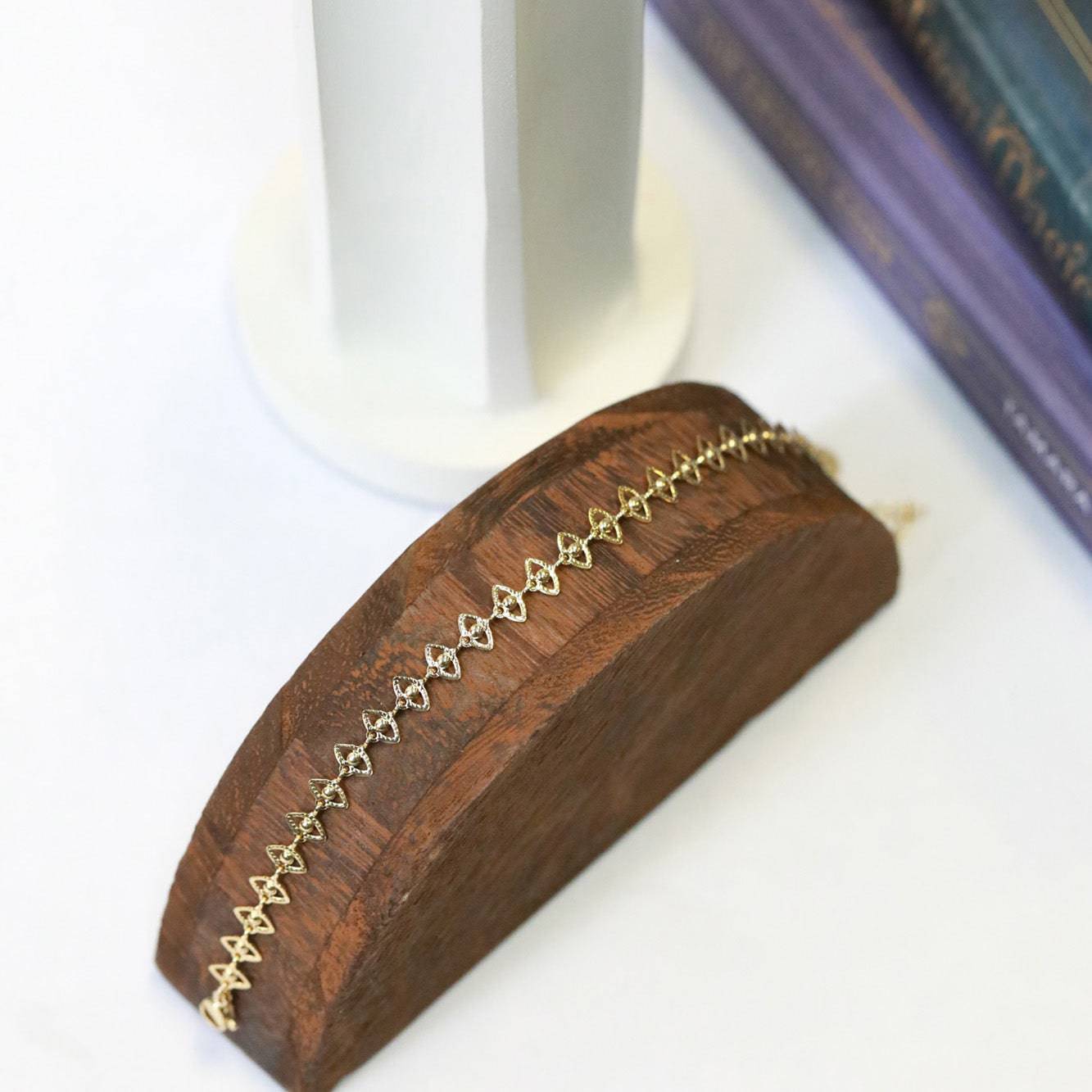 Golden Evil Eye Chain Bracelet - The Gilded Witch