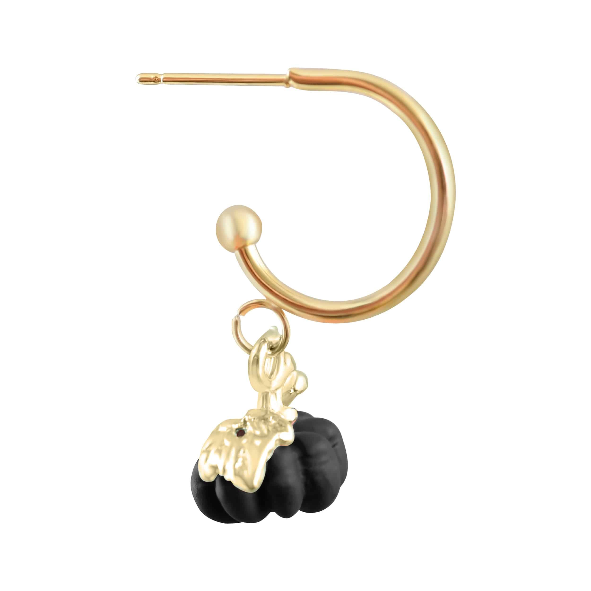 Dainty Pumpkin Earrings - The Gilded Witch