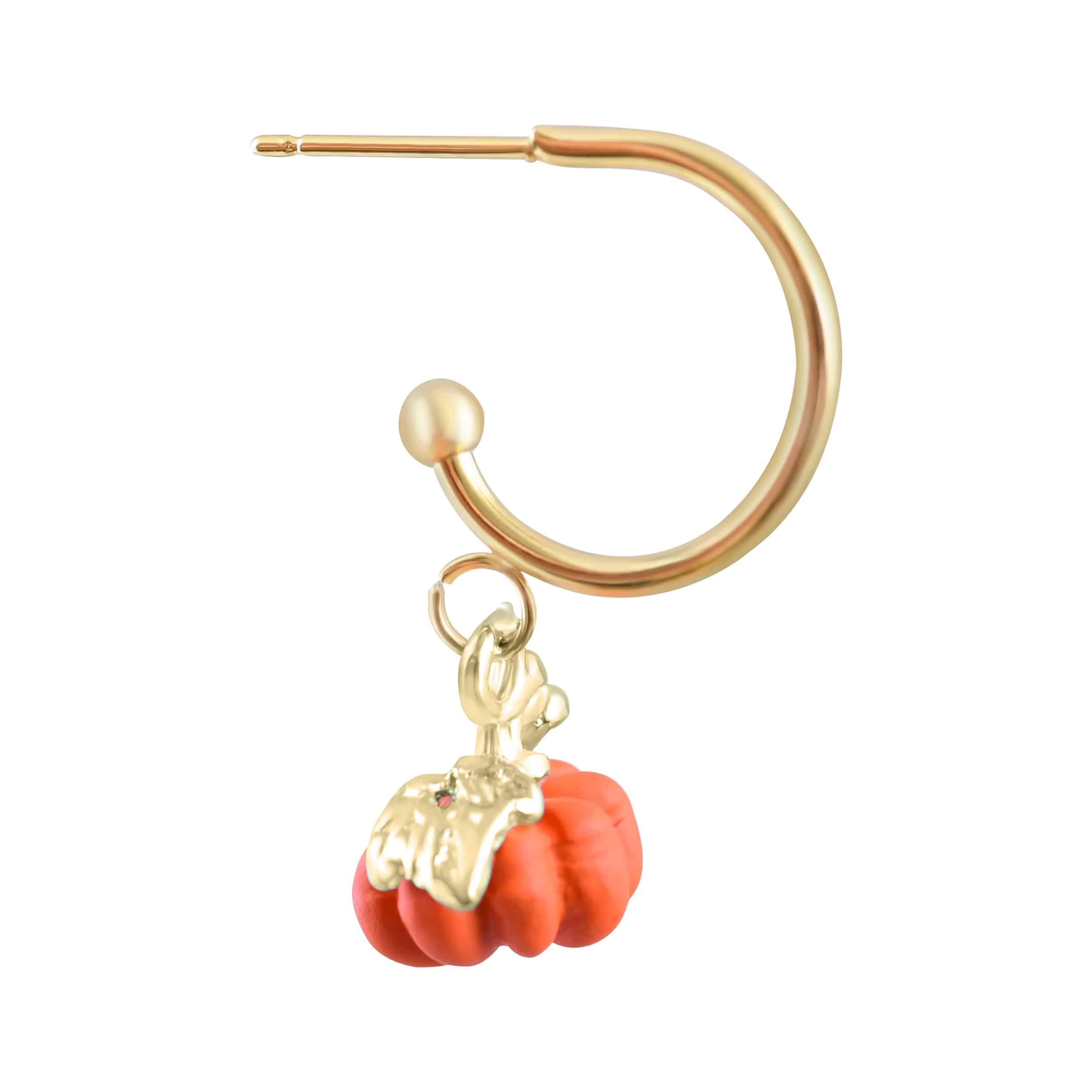 Dainty Pumpkin Earrings - The Gilded Witch