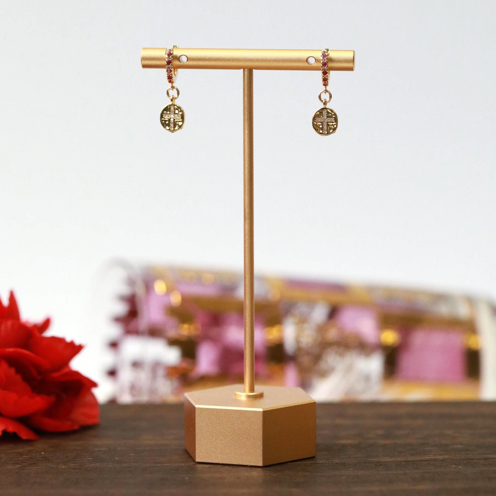 Divine Huggie Earrings - The Gilded Witch