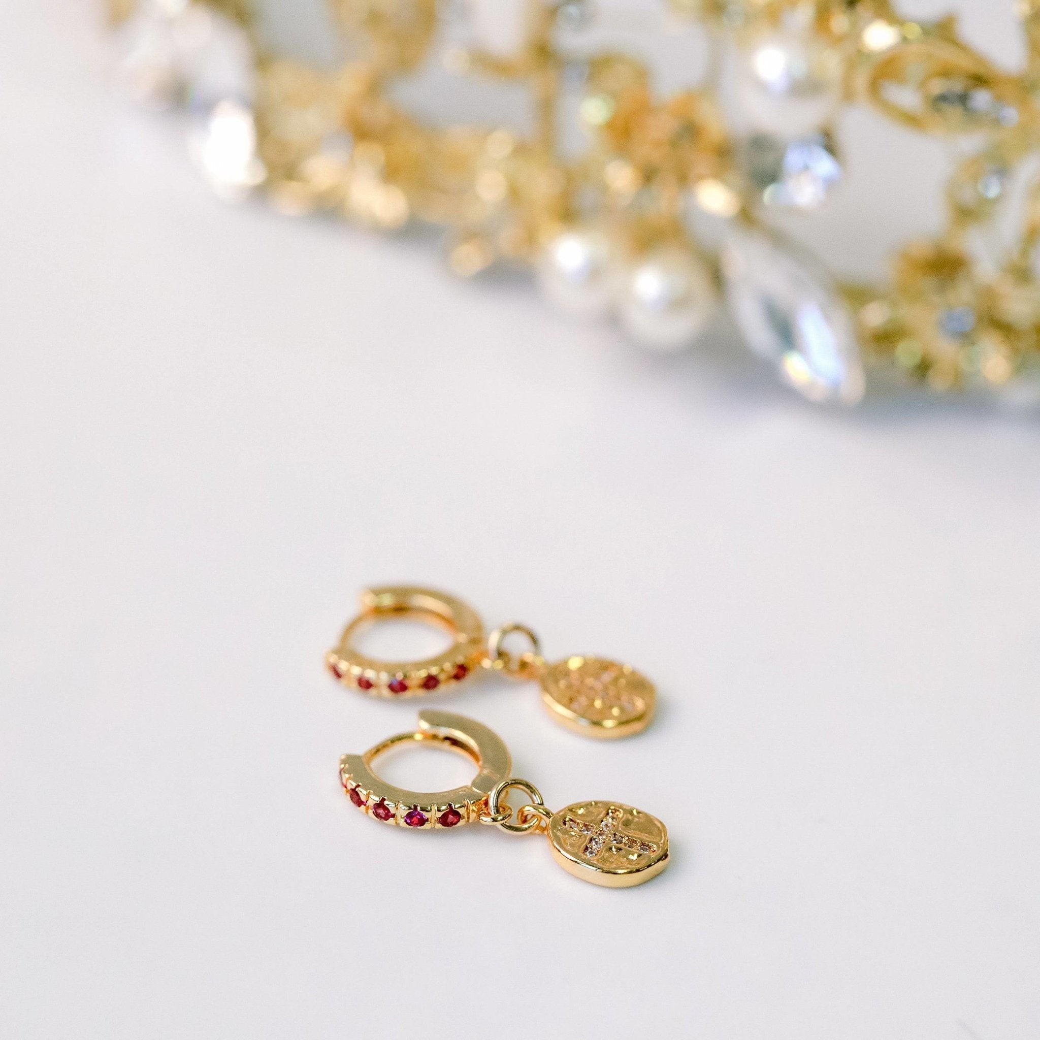 Divine Huggie Earrings - The Gilded Witch