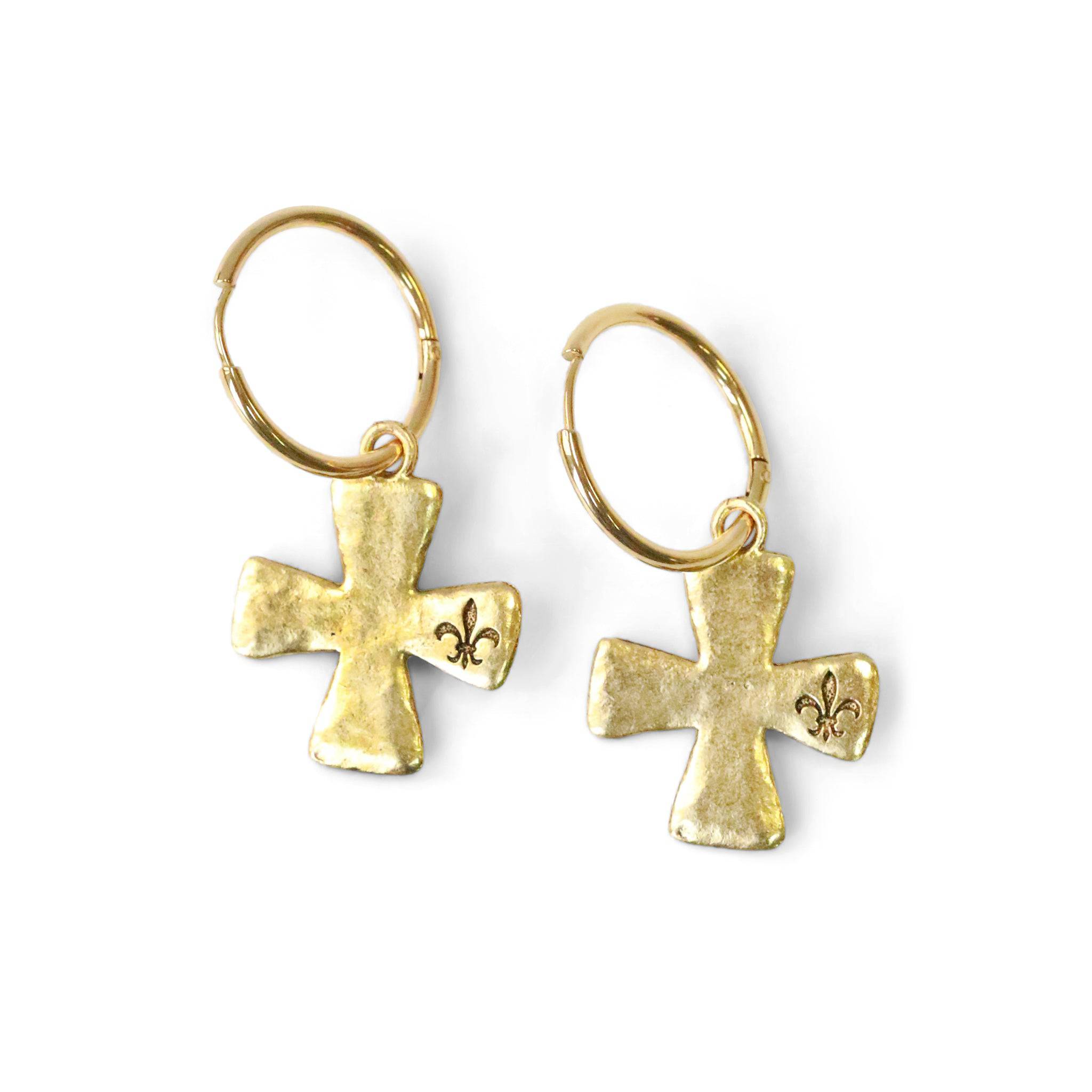 Paladin Hoop Earrings - The Gilded Witch