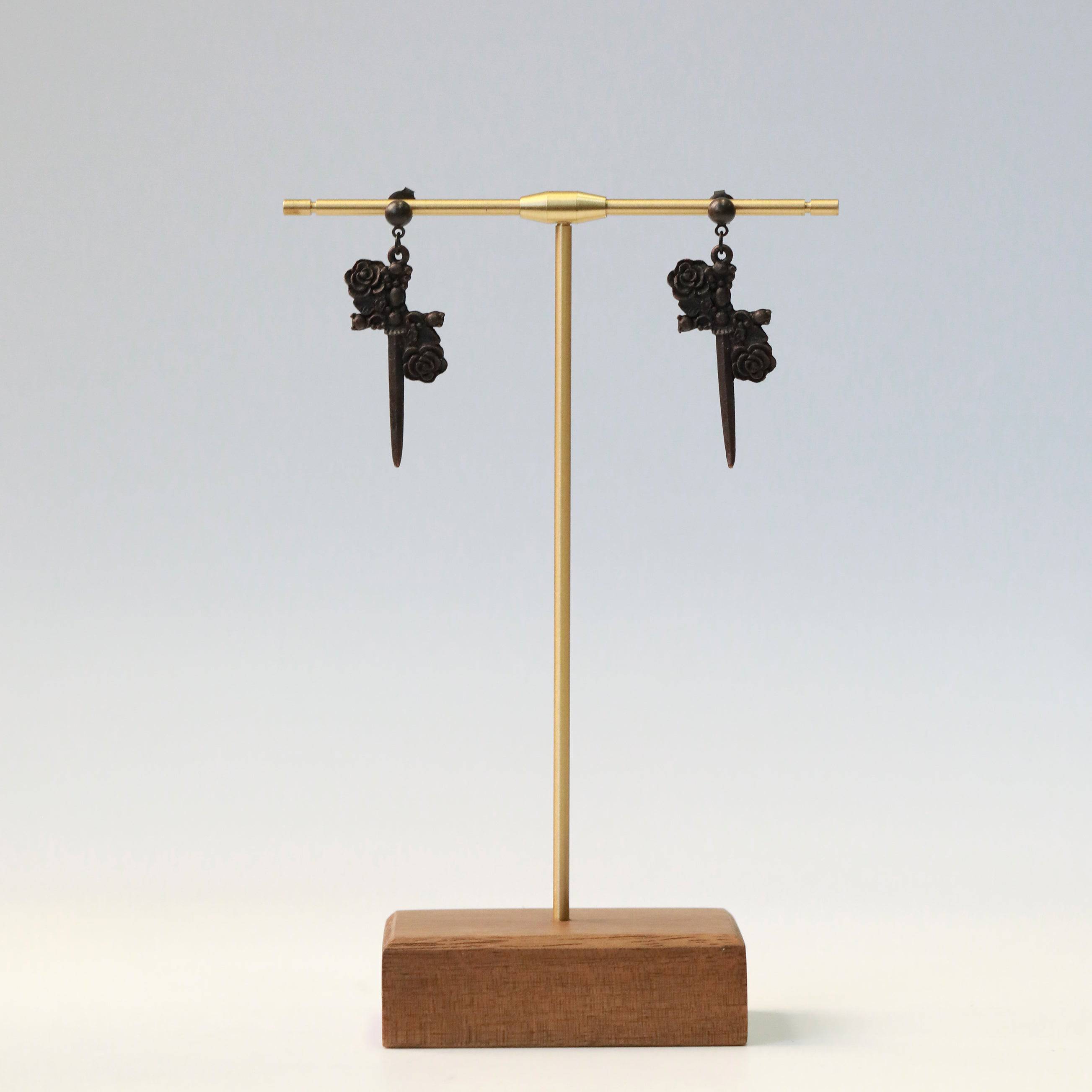 The Sharpened Rose Earrings - The Gilded Witch