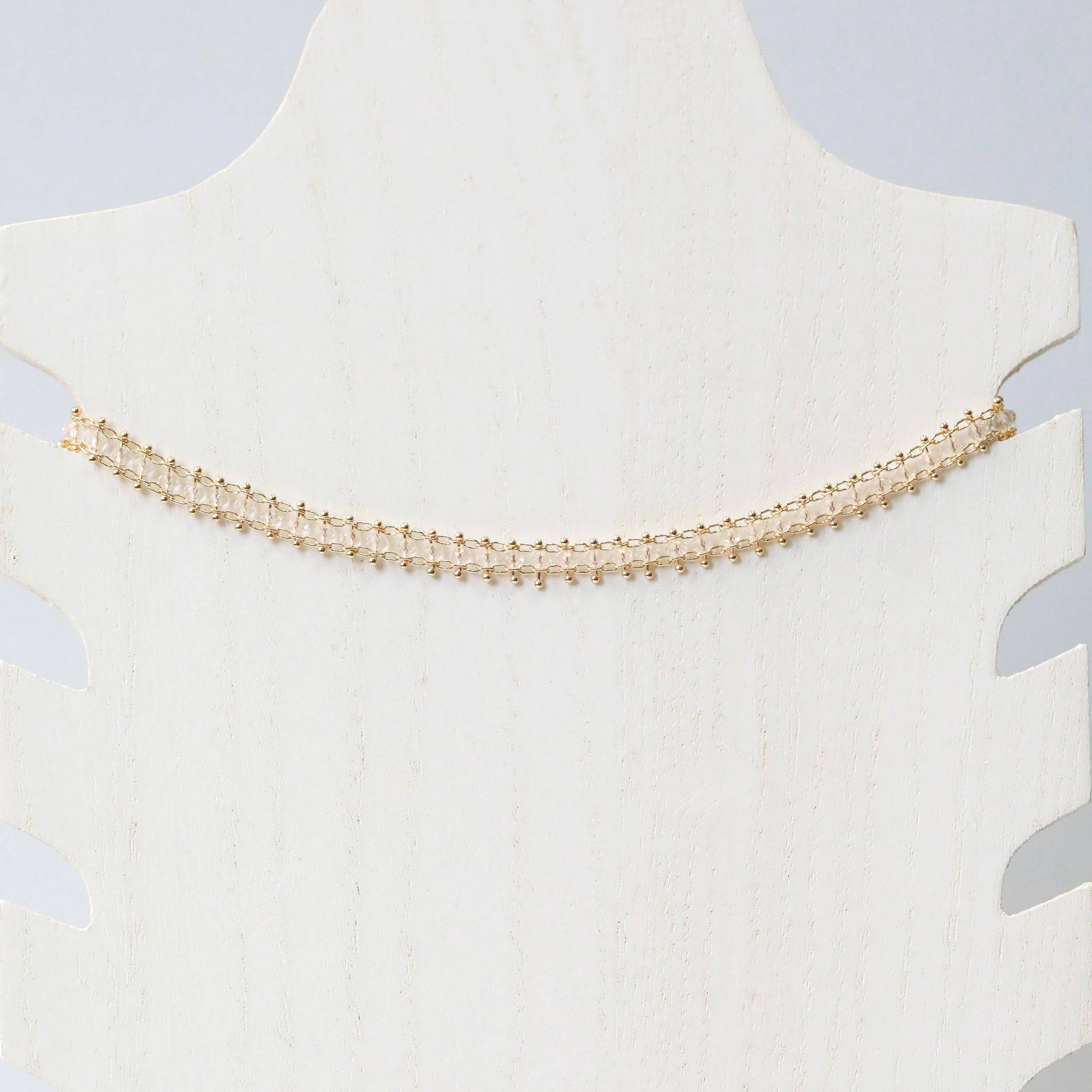 The Halliwell Chain Choker - Black/Gold & Clear/Gold - The Gilded Witch