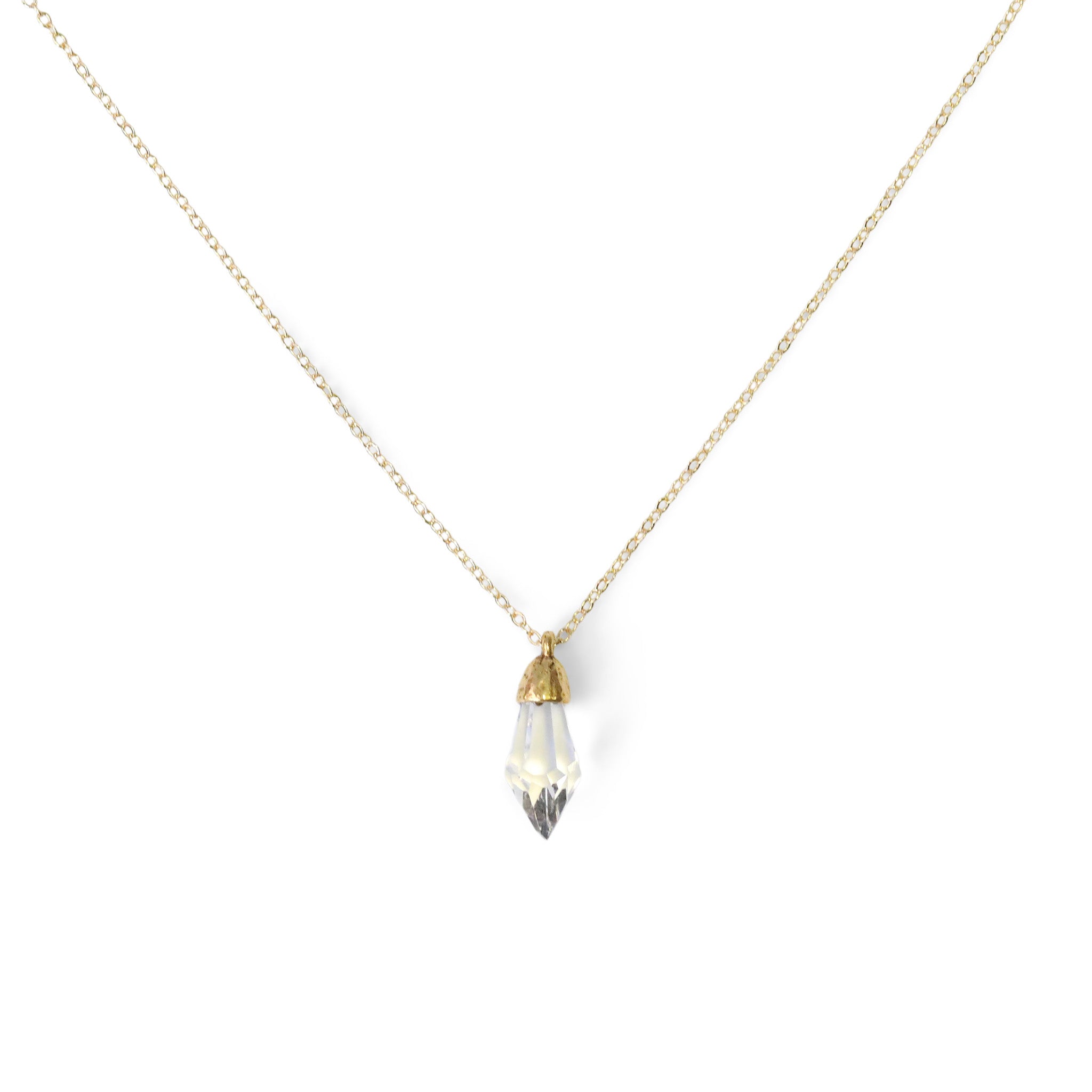 Dowsing Crystal Pendant Necklace - The Gilded Witch
