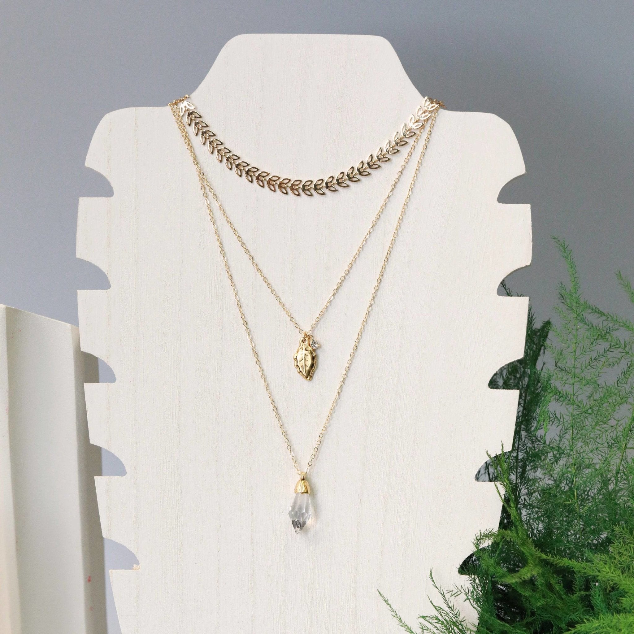 Fae Leaf Chain Choker - The Gilded Witch
