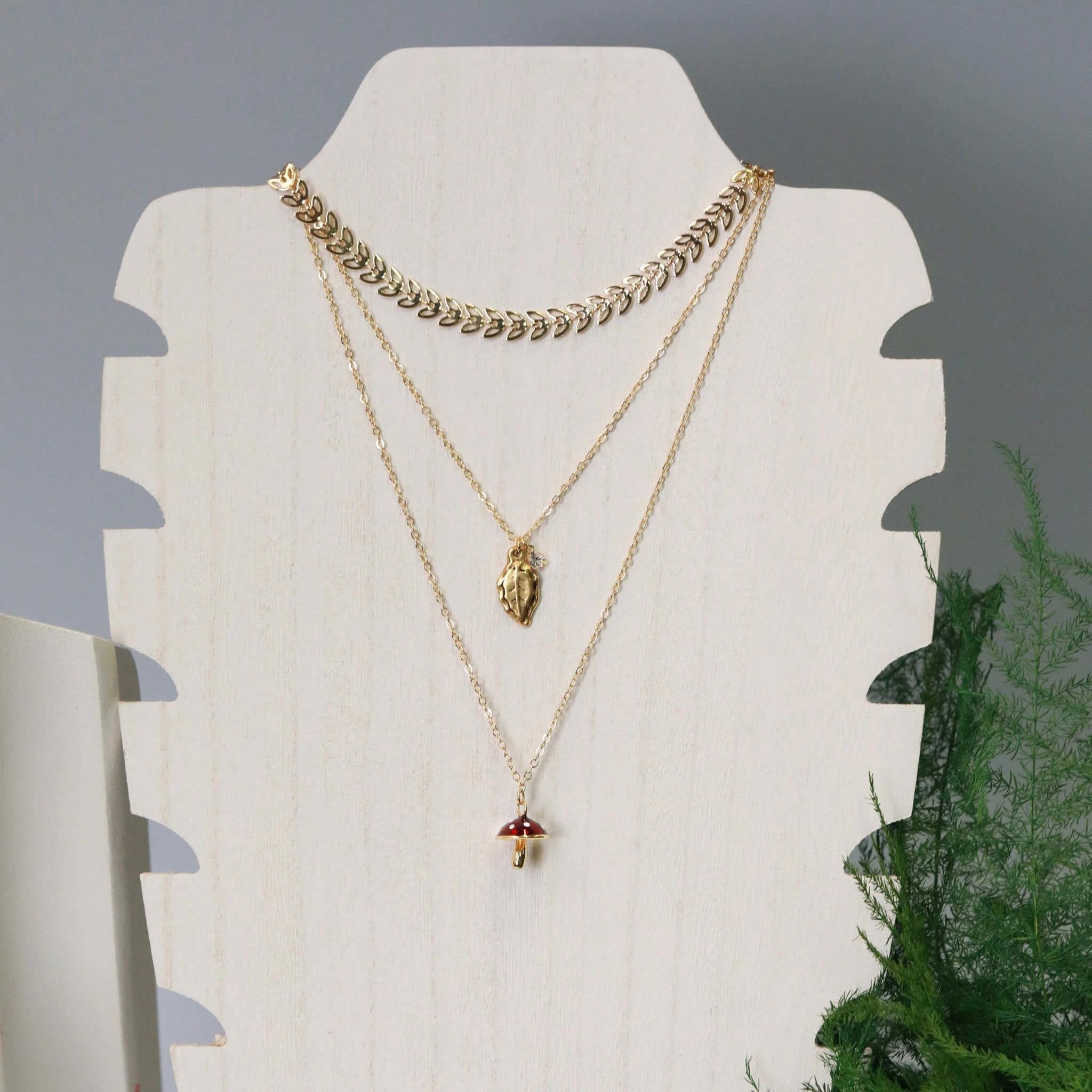 Fae Leaf Chain Choker - The Gilded Witch