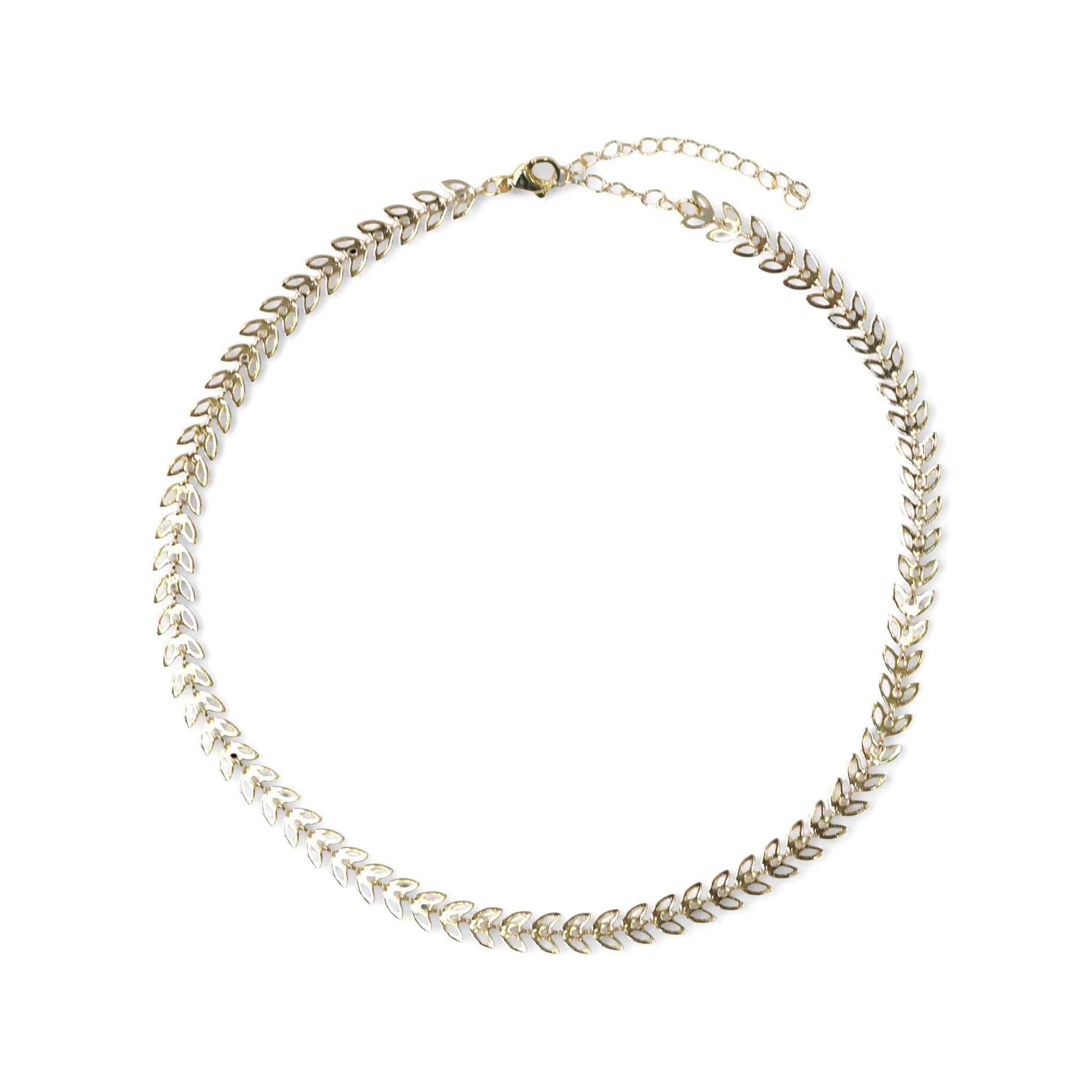 Fae Leaf Chain Choker - The Gilded Witch