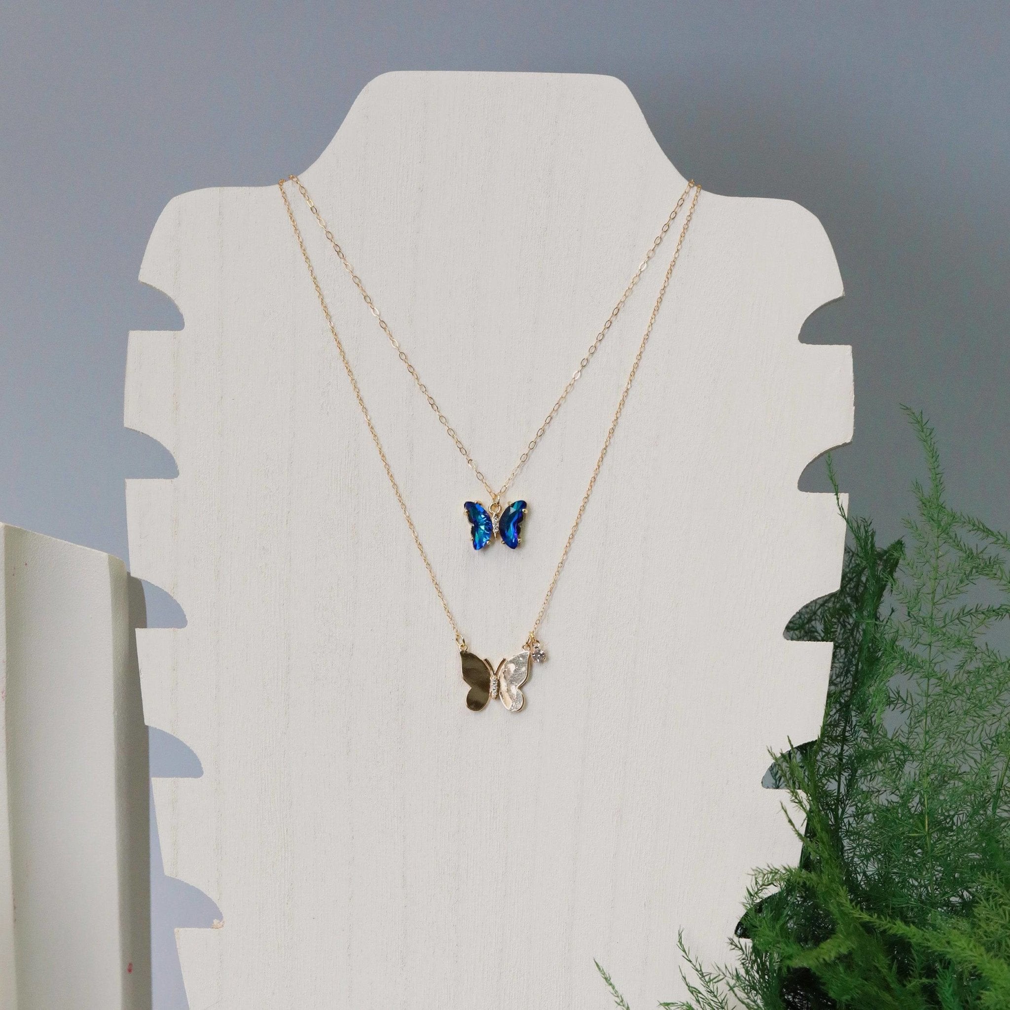 Golden Butterfly Necklace - The Gilded Witch
