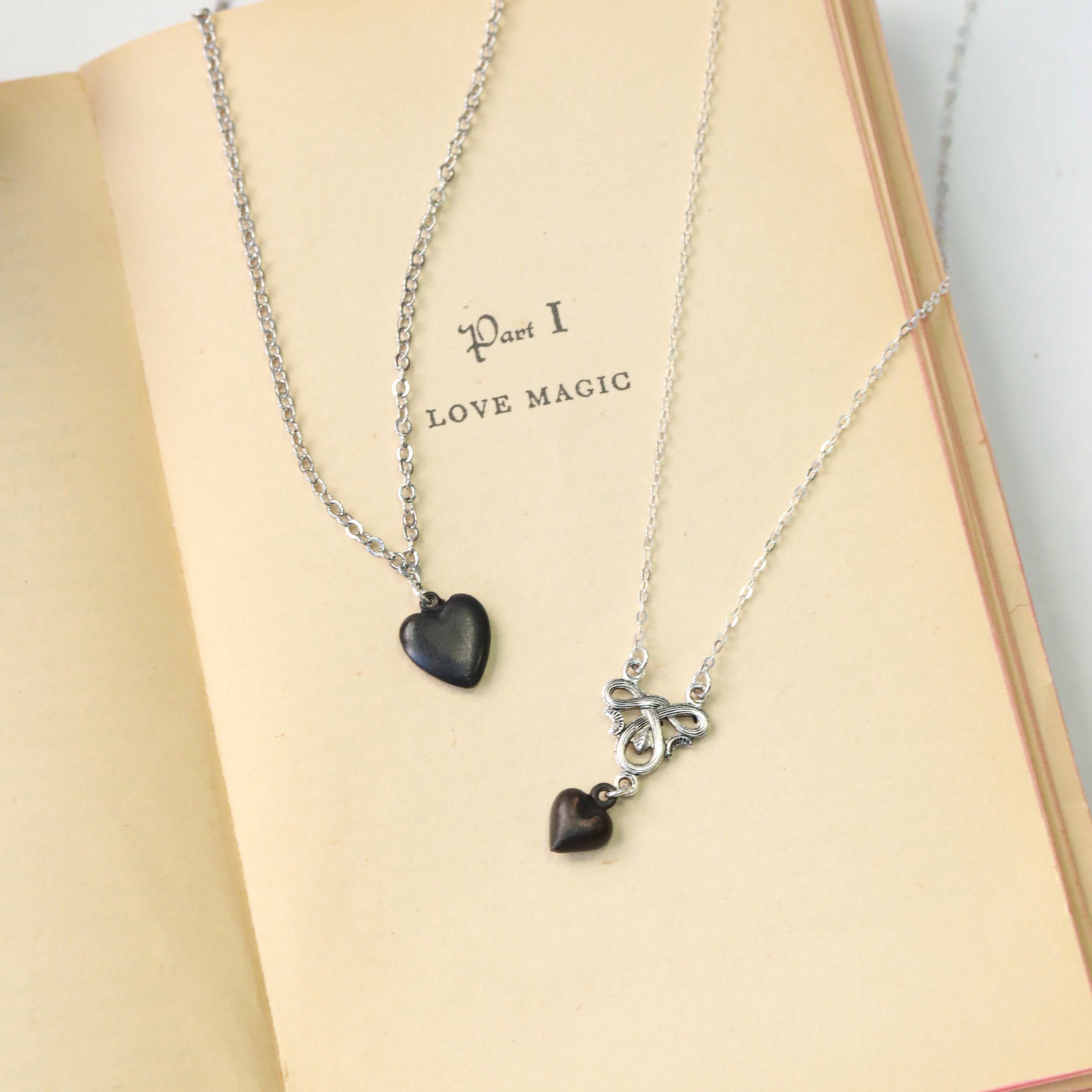 The Dark Heart Necklace - The Gilded Witch