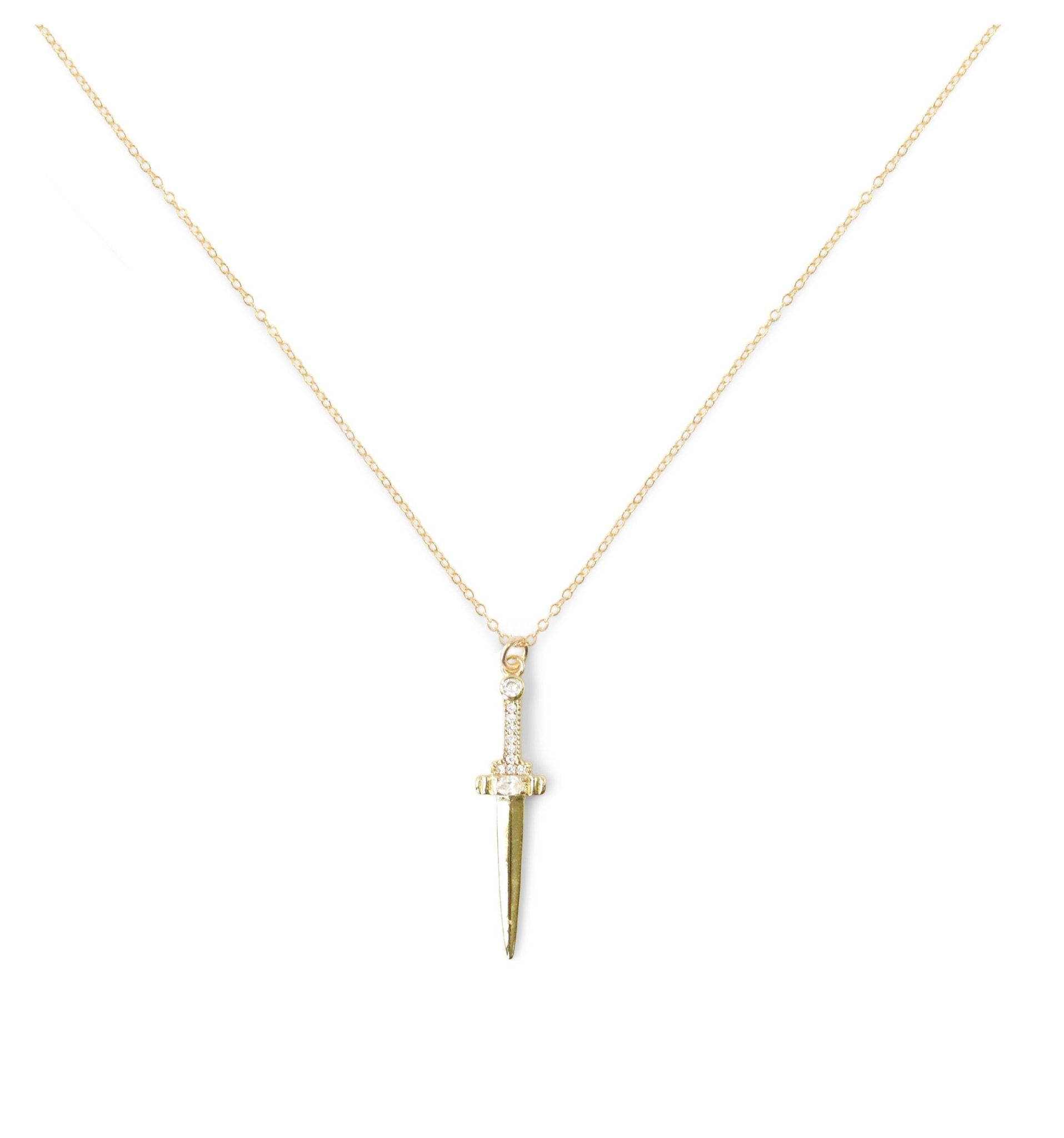 Athame Dagger Necklace - The Gilded Witch