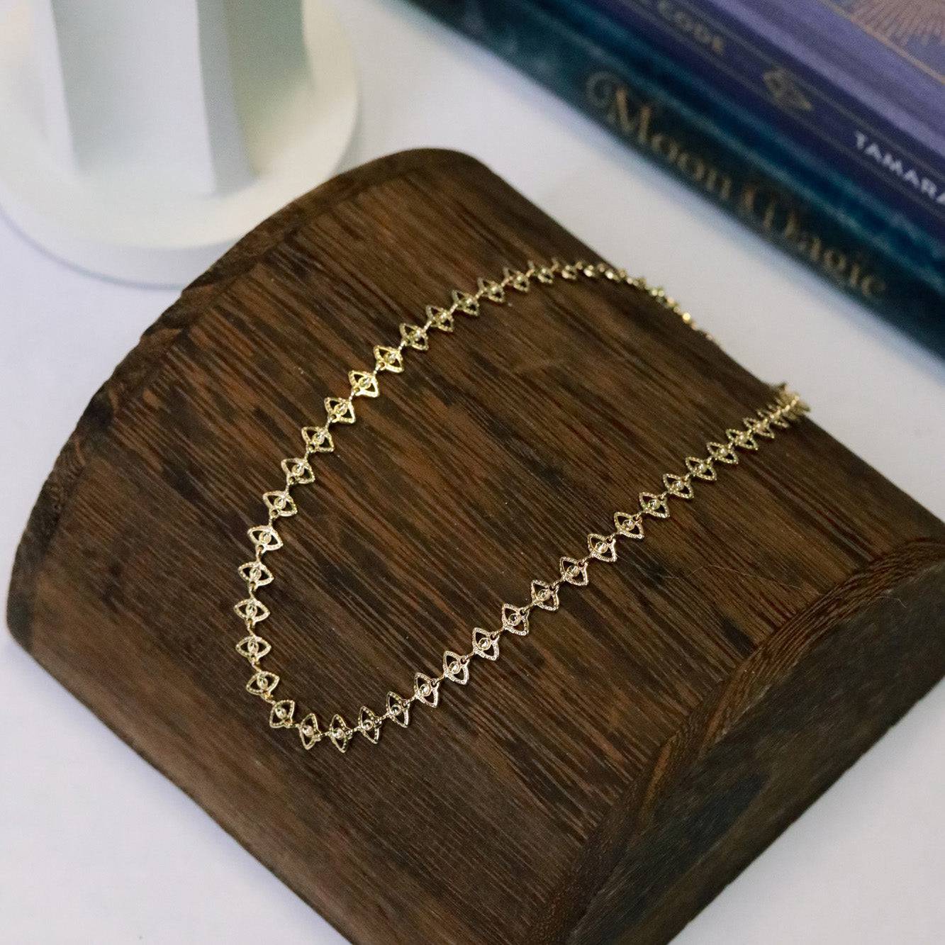 Golden Evil Eye Chain Necklace - The Gilded Witch