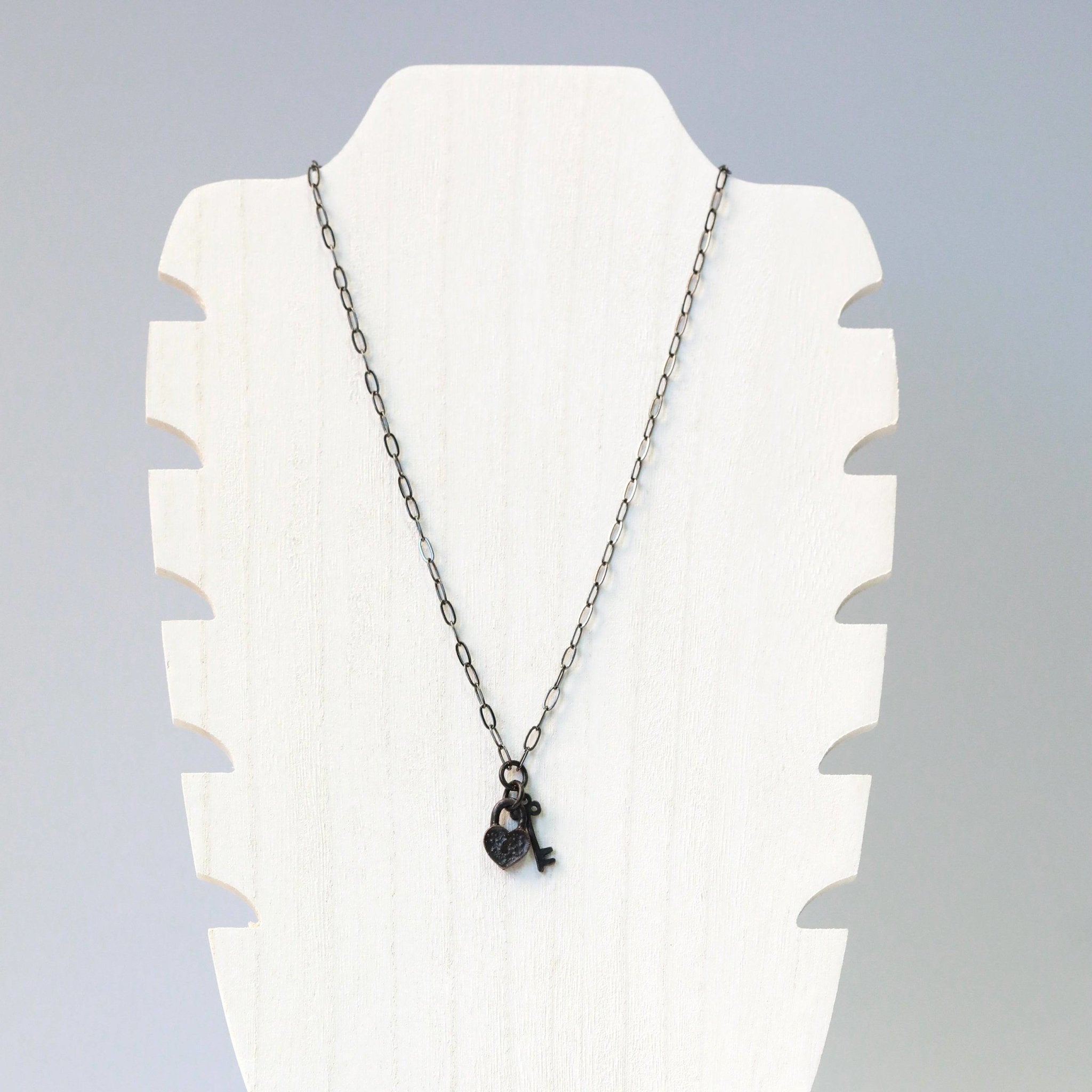 Key To My Heart Charm Necklace - The Gilded Witch