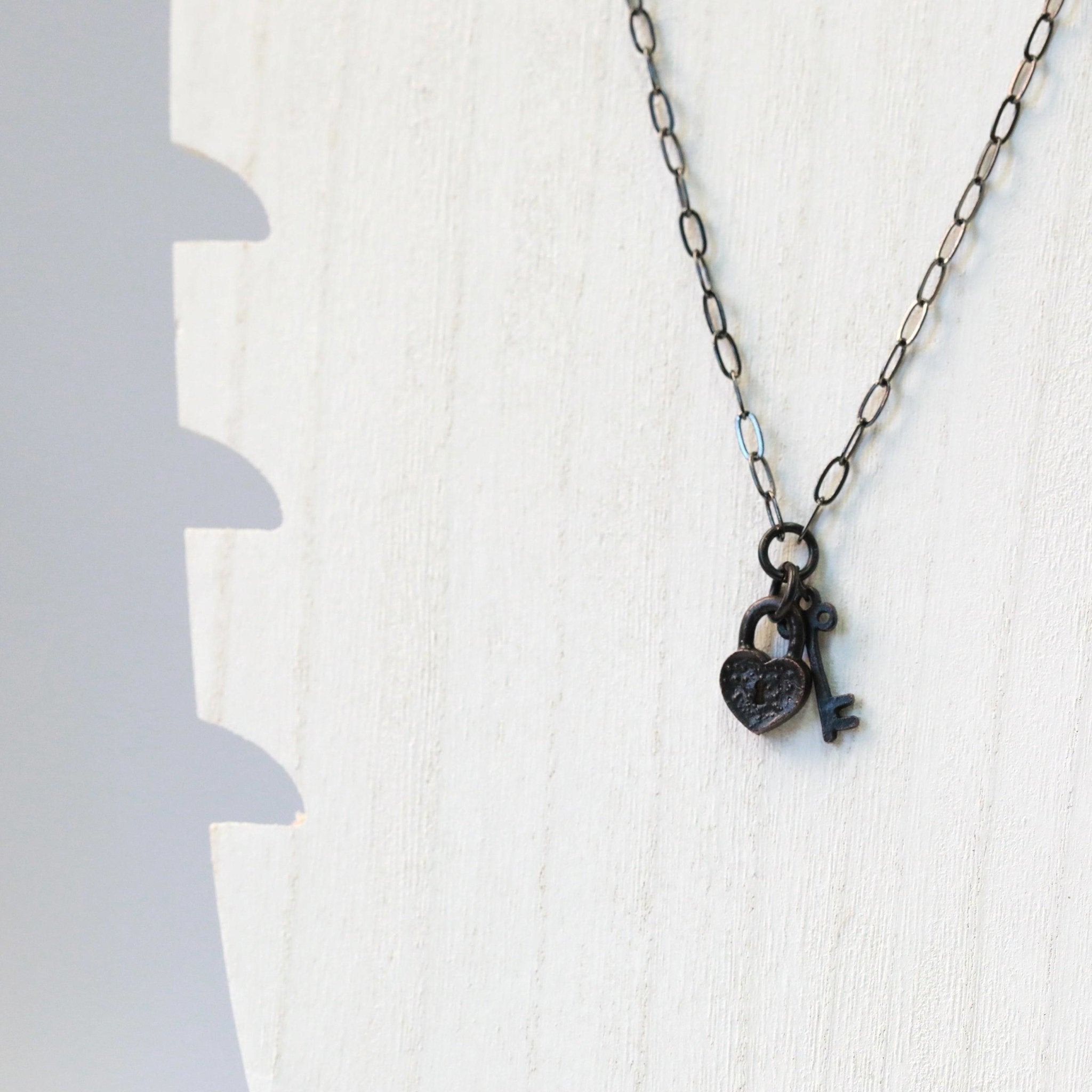 Key To My Heart Charm Necklace - The Gilded Witch