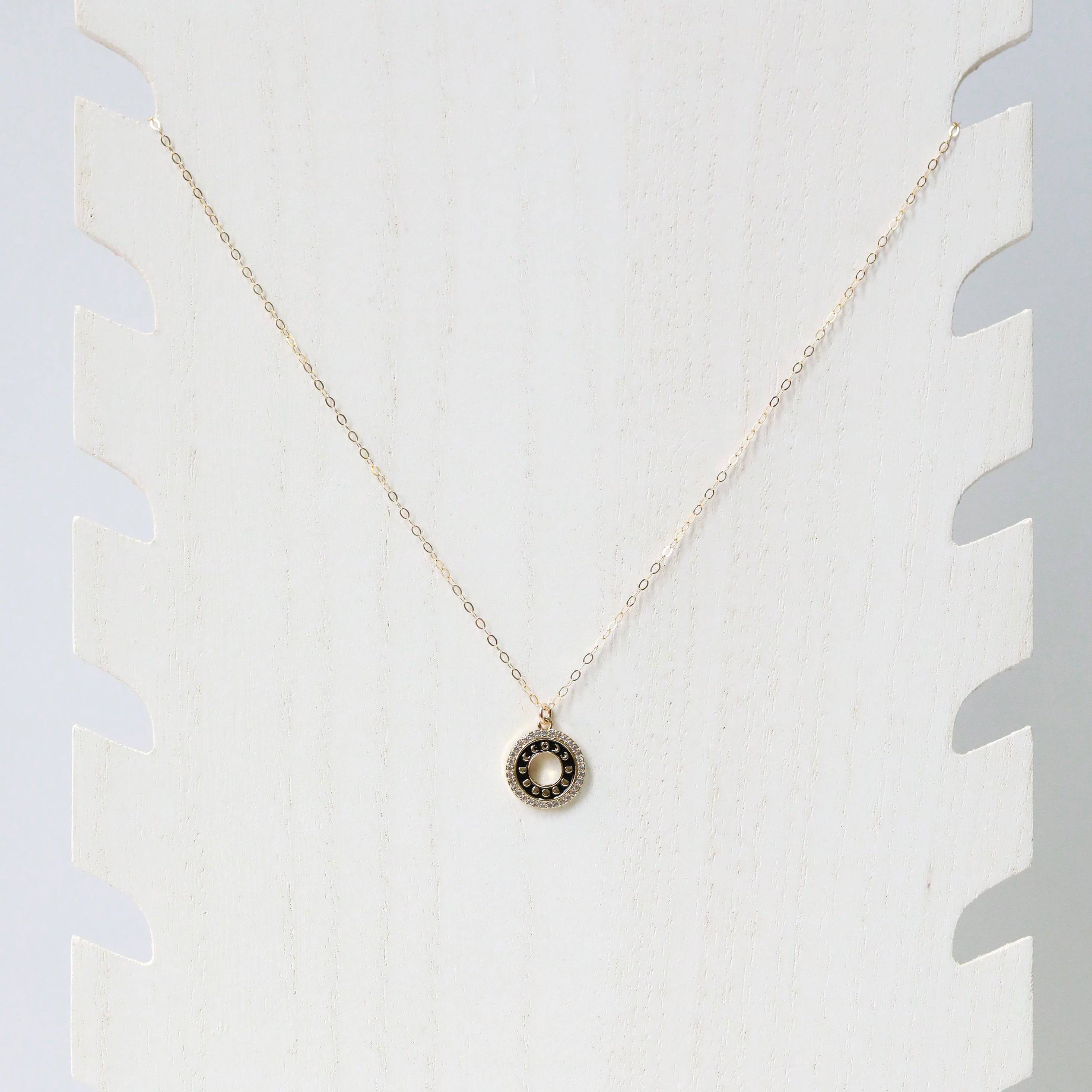 Moon Phase Necklace - The Gilded Witch