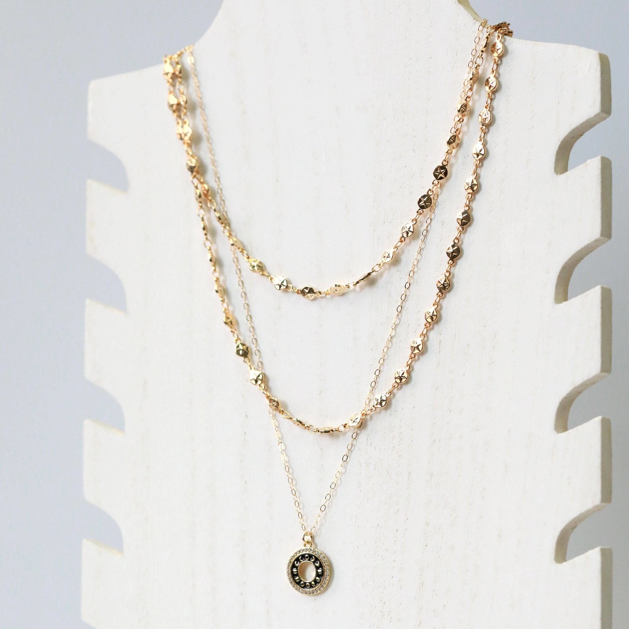 Moon Phase Necklace - The Gilded Witch