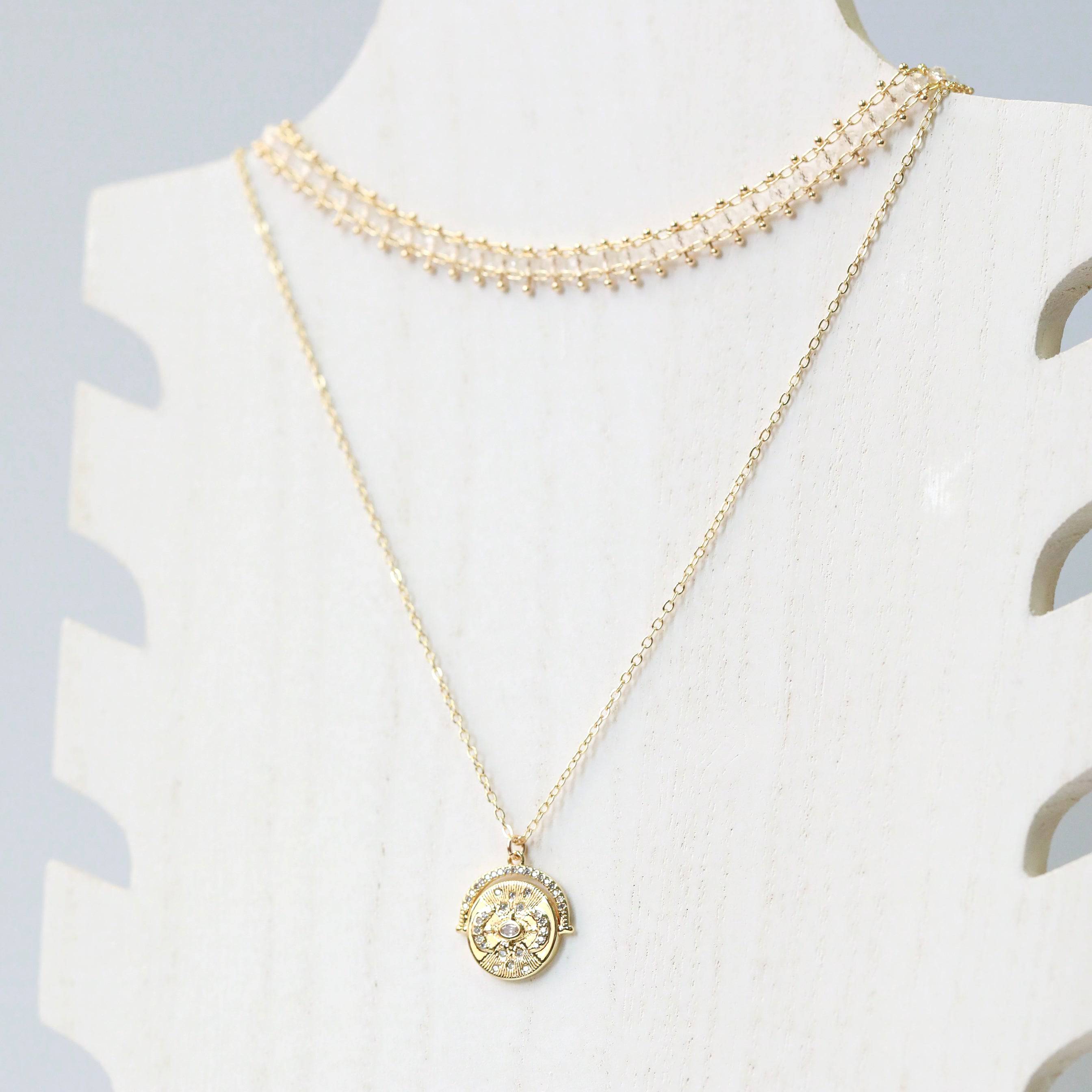 Triple Moon Necklace - The Gilded Witch
