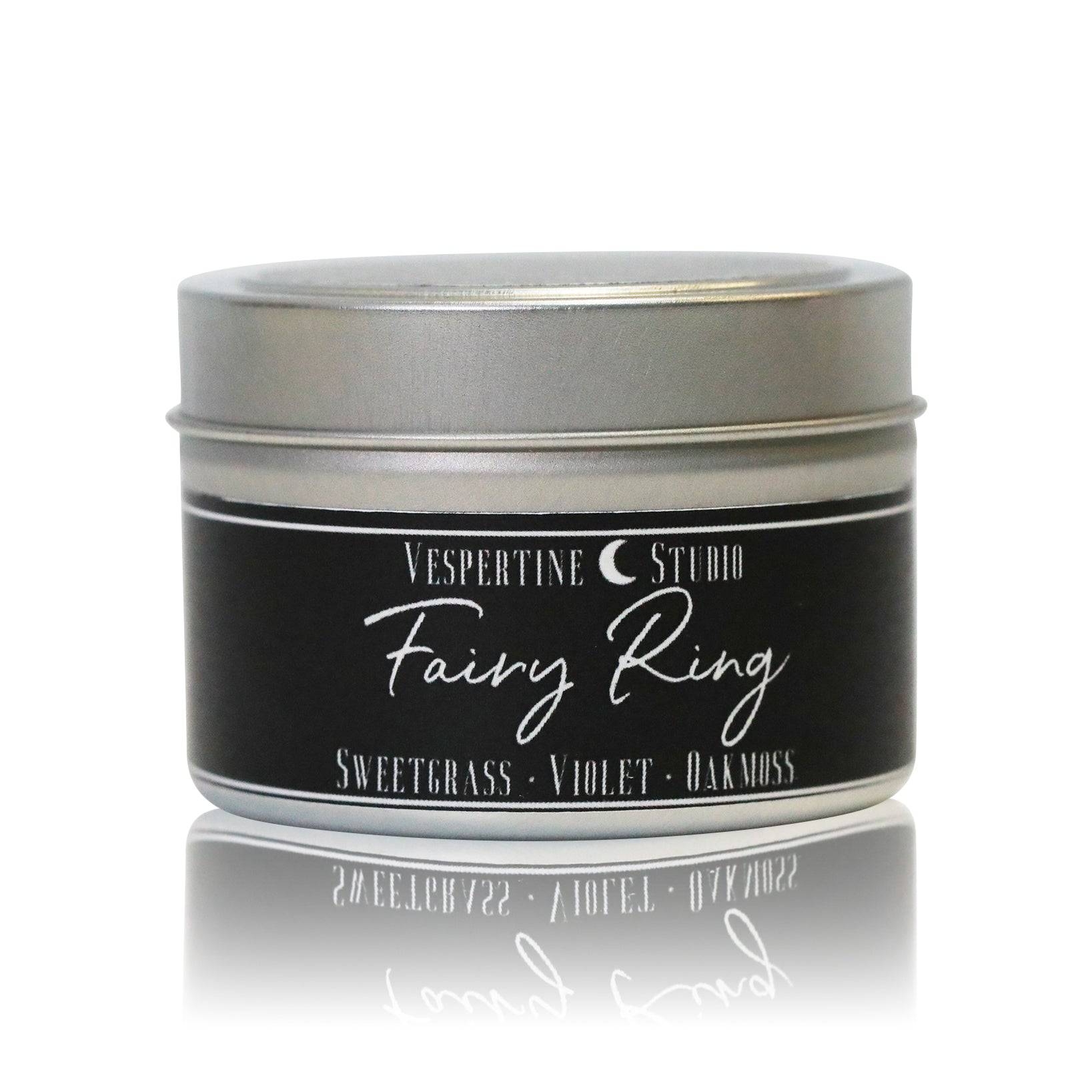 Fairy Ring Candle - Sweetgrass & Oakmoss - The Gilded Witch