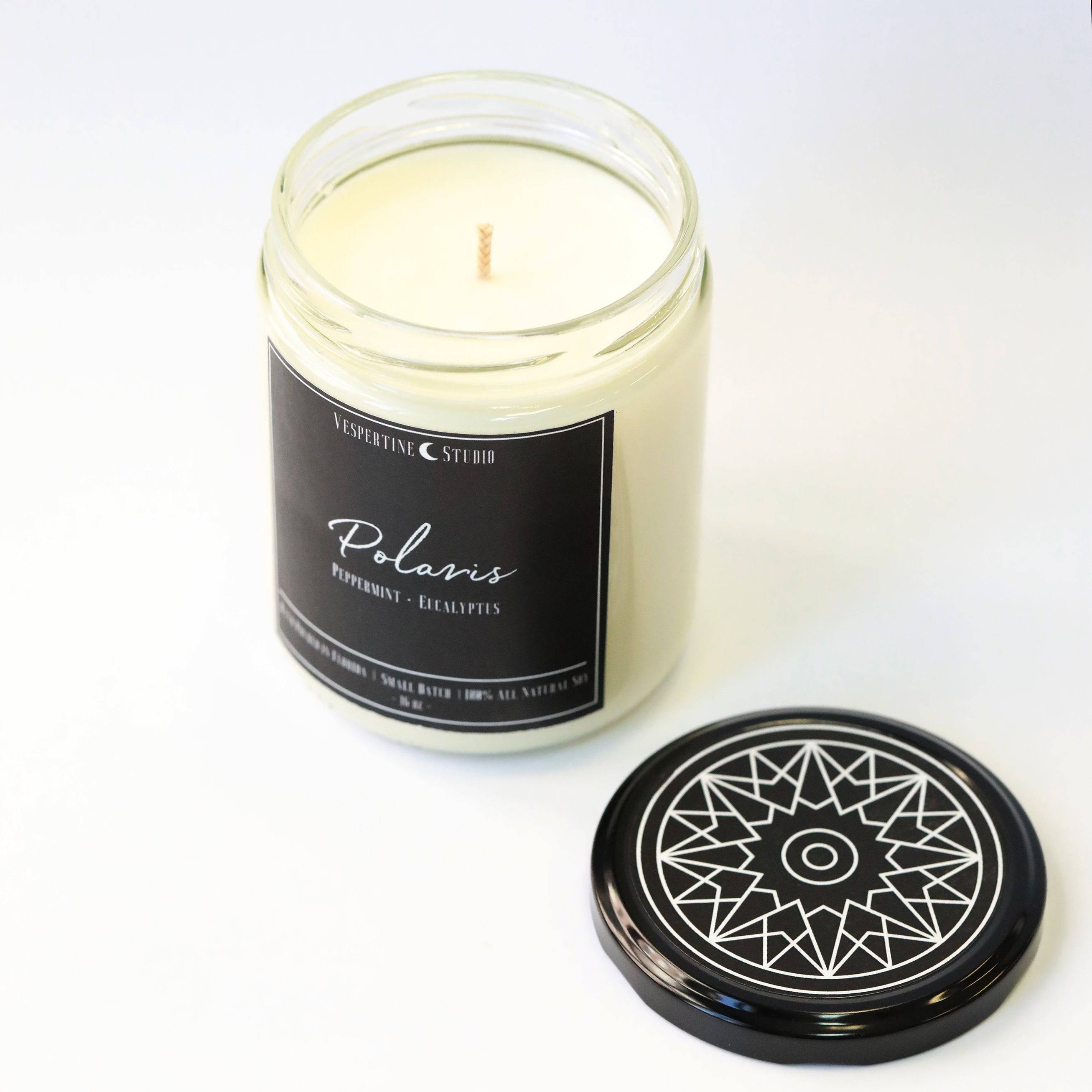 Polaris Candle - Peppermint & Eucalyptus - The Gilded Witch